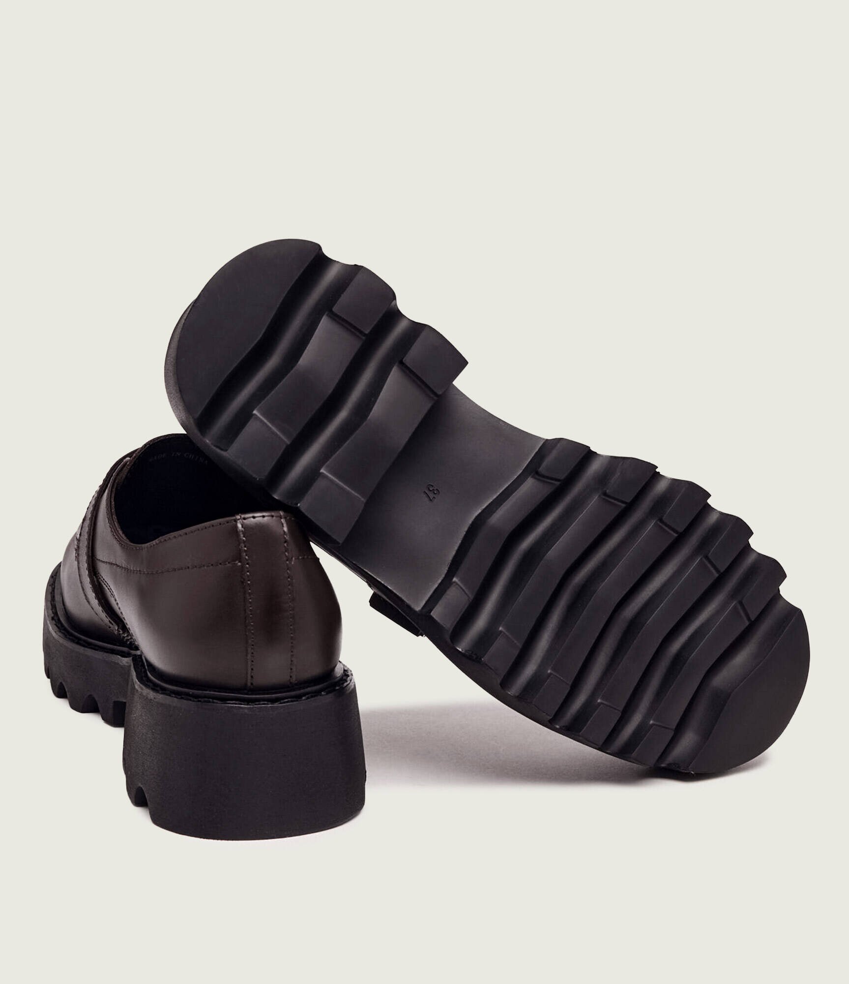 Marc Cain De piele pantofi loafer