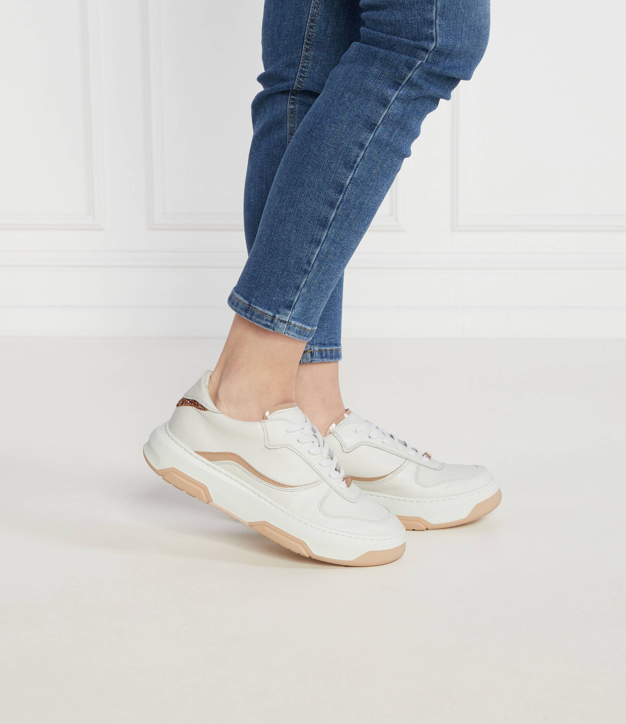 Marc Cain De piele sneakers