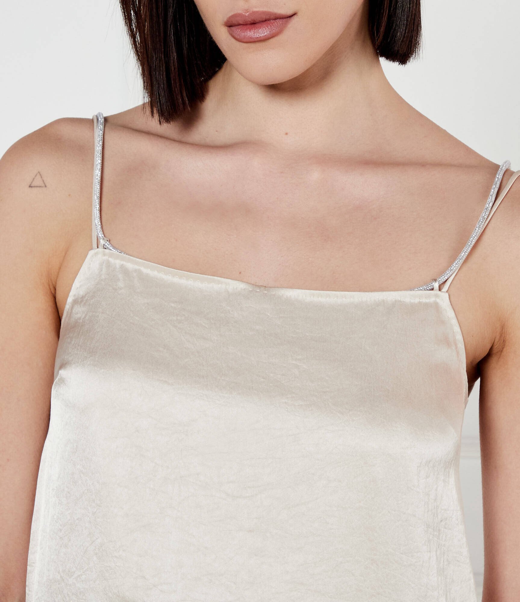 Marc Cain De satin top | Regular Fit