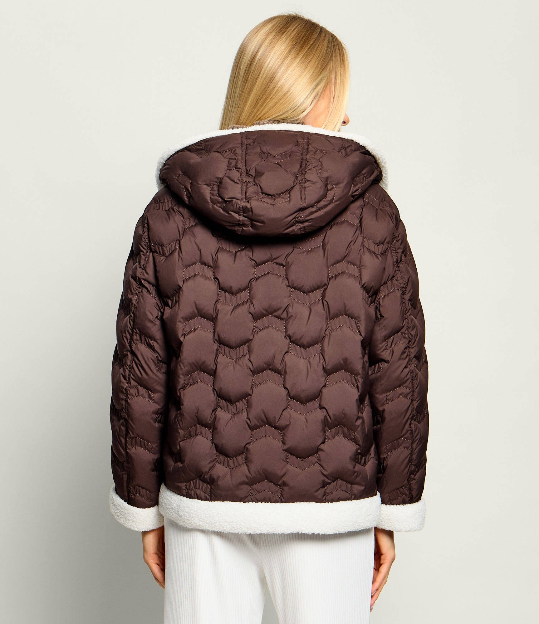 Marc Cain Geacă de puf | Loose fit | shearling