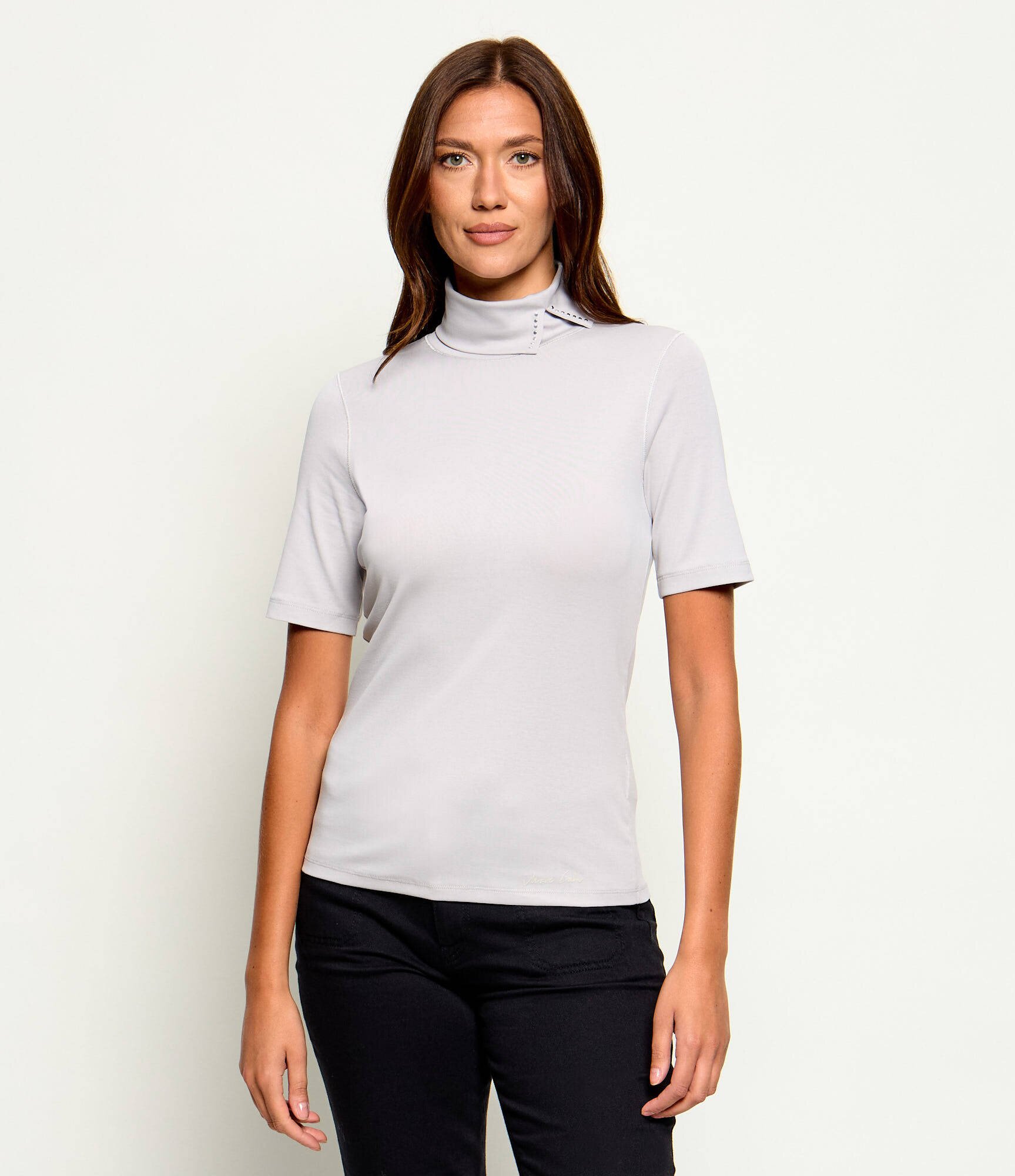 Marc Cain Guler înalt | Slim Fit