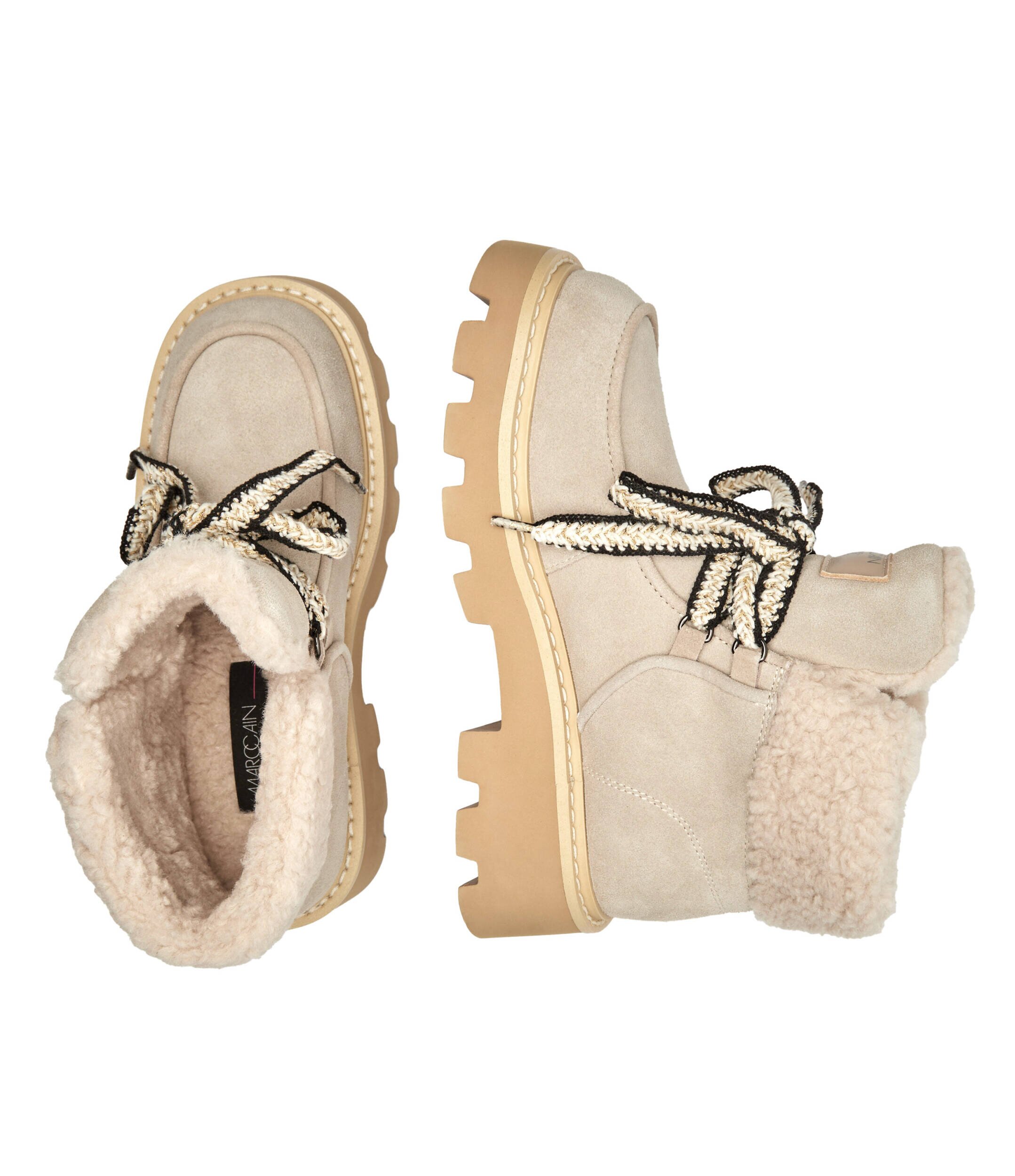 Marc Cain Insulete | shearling | piele întoarsă