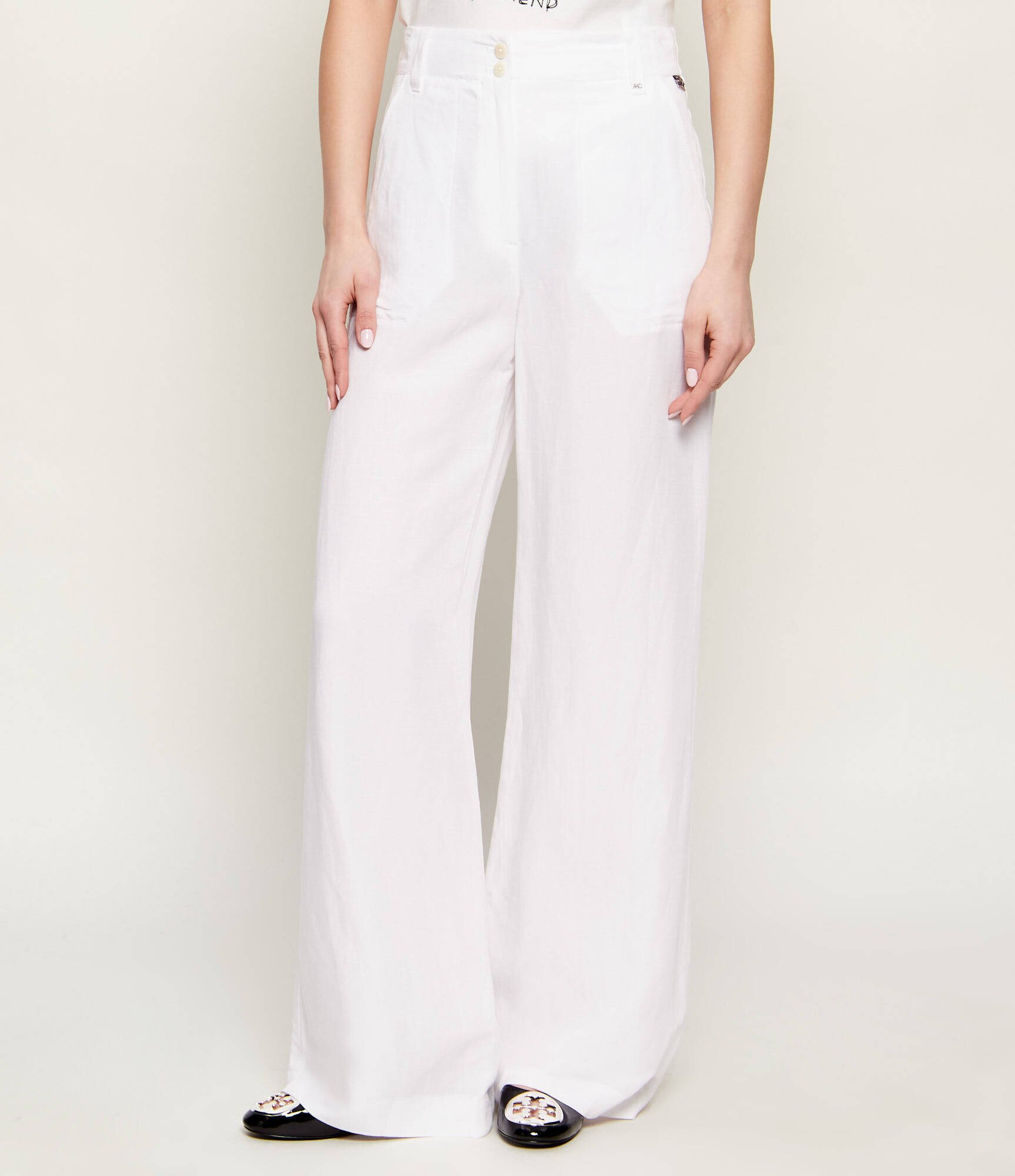 Marc Cain Pantaloni | Loose fit | cu adaos de in