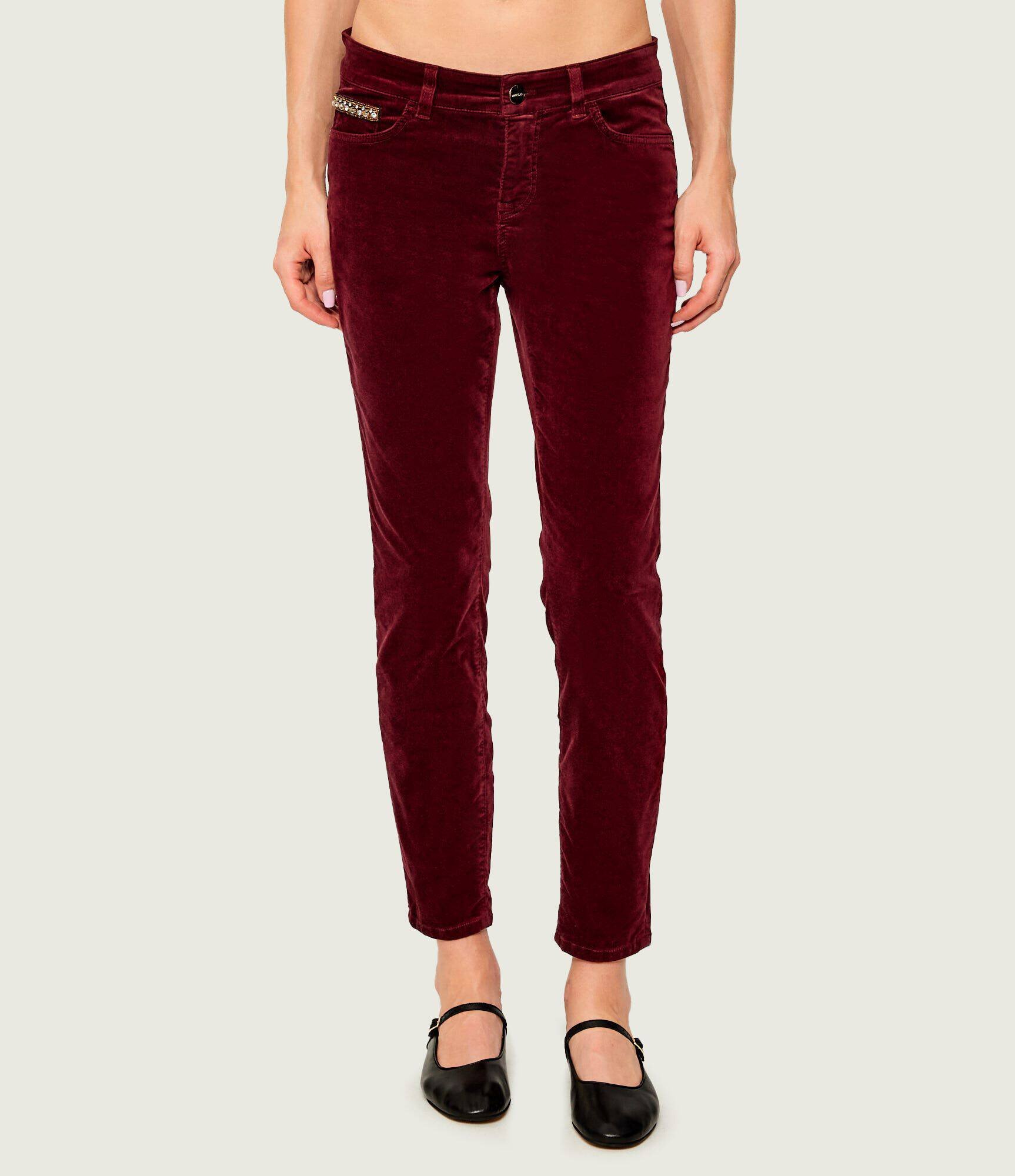 Marc Cain Pantaloni SILVI | Slim Fit | low waist