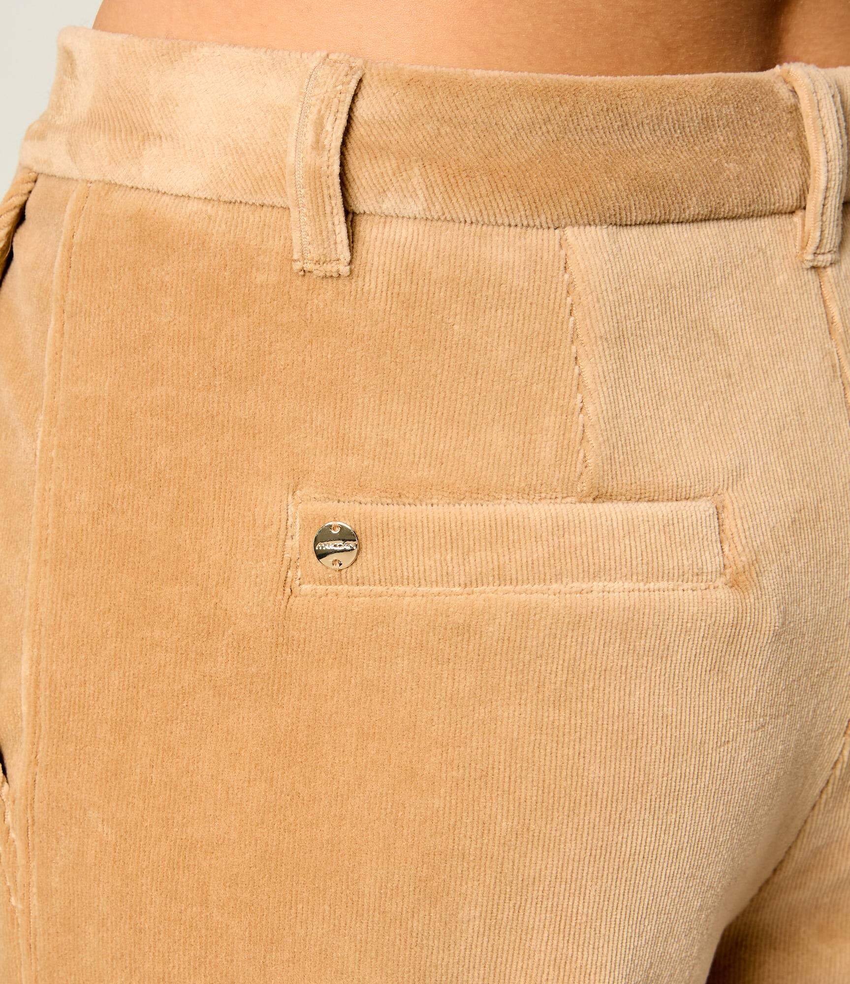 Marc Cain Pantaloni Wukari | Relaxed fit | catifea reiată