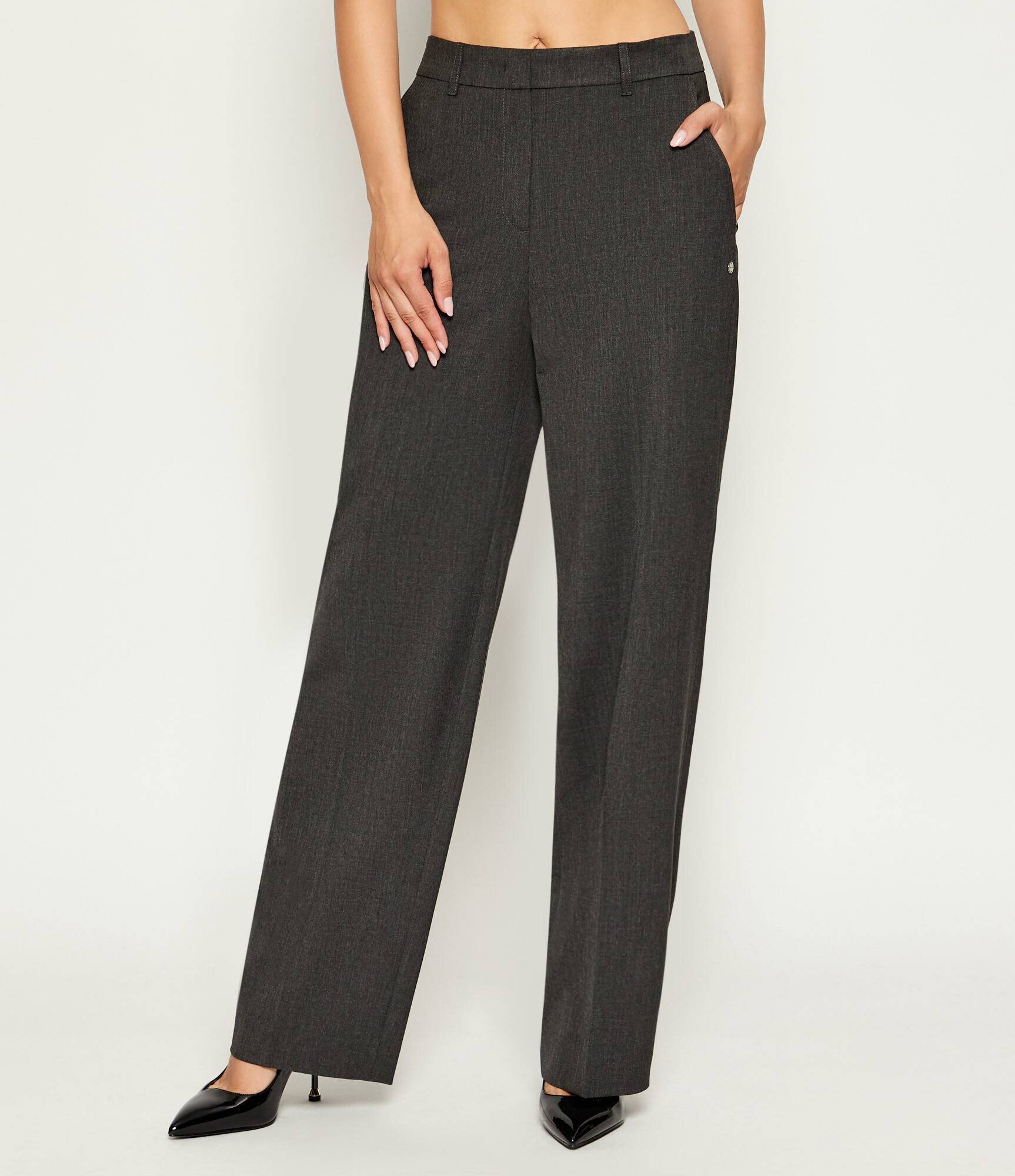 Marc Cain Pantaloni WUKARI | Relaxed fit | high waist