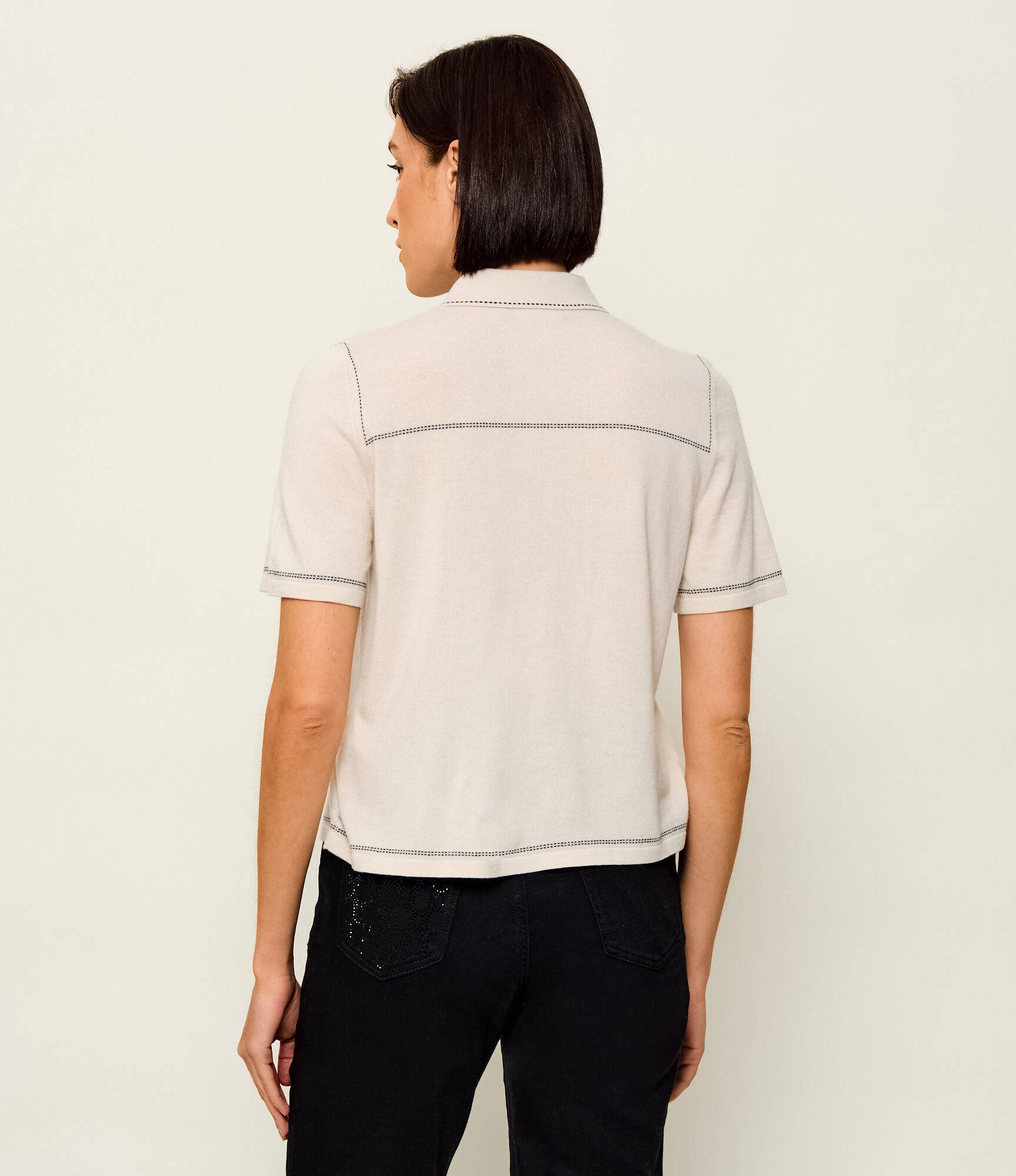 Marc Cain Polo | regular fit cu adaos de lână și cașmir