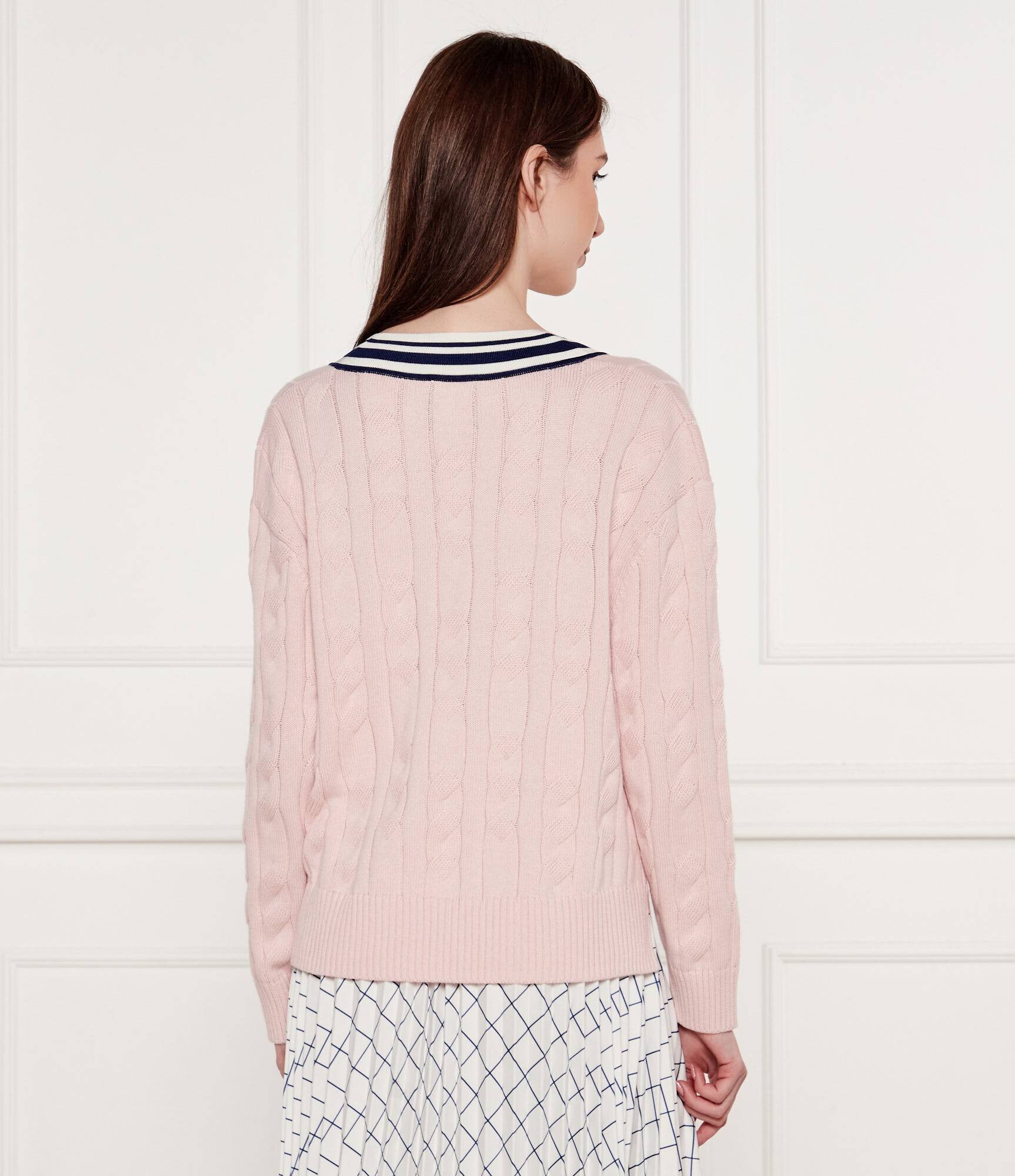 Marc Cain Pulover | Relaxed fit | cu adaos de mătase și cașmir