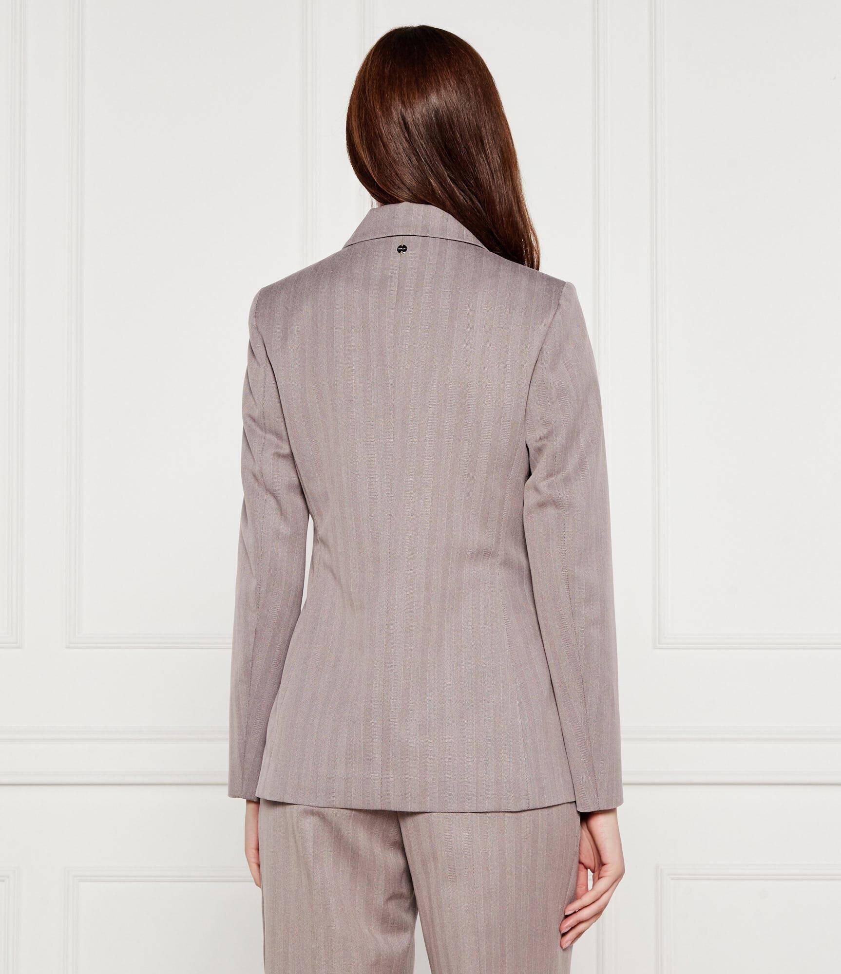 Marc Cain Sacou | Oversize fit cu adaos de lână