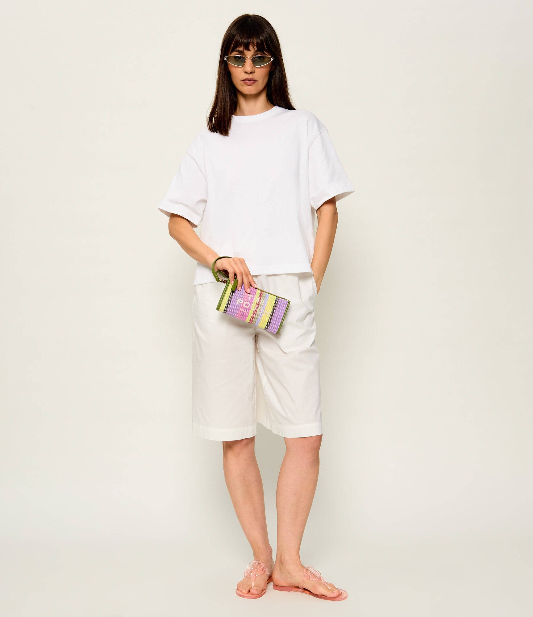 MARC JACOBS Borsetă The Stripe Mesh Pouch