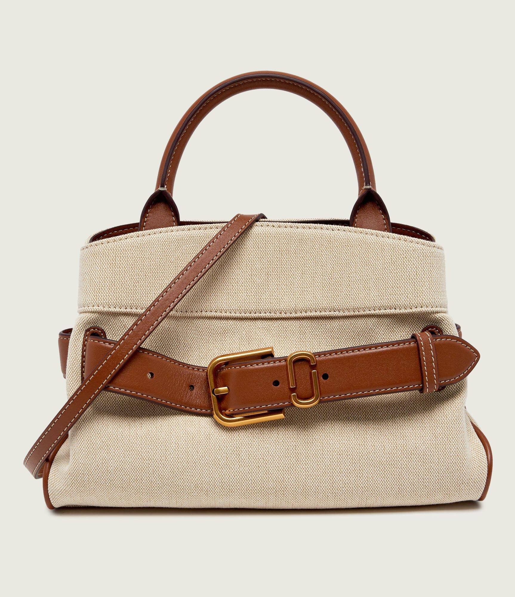 MARC JACOBS Cufăr Canvas Leather Dakota cu adaos de piele