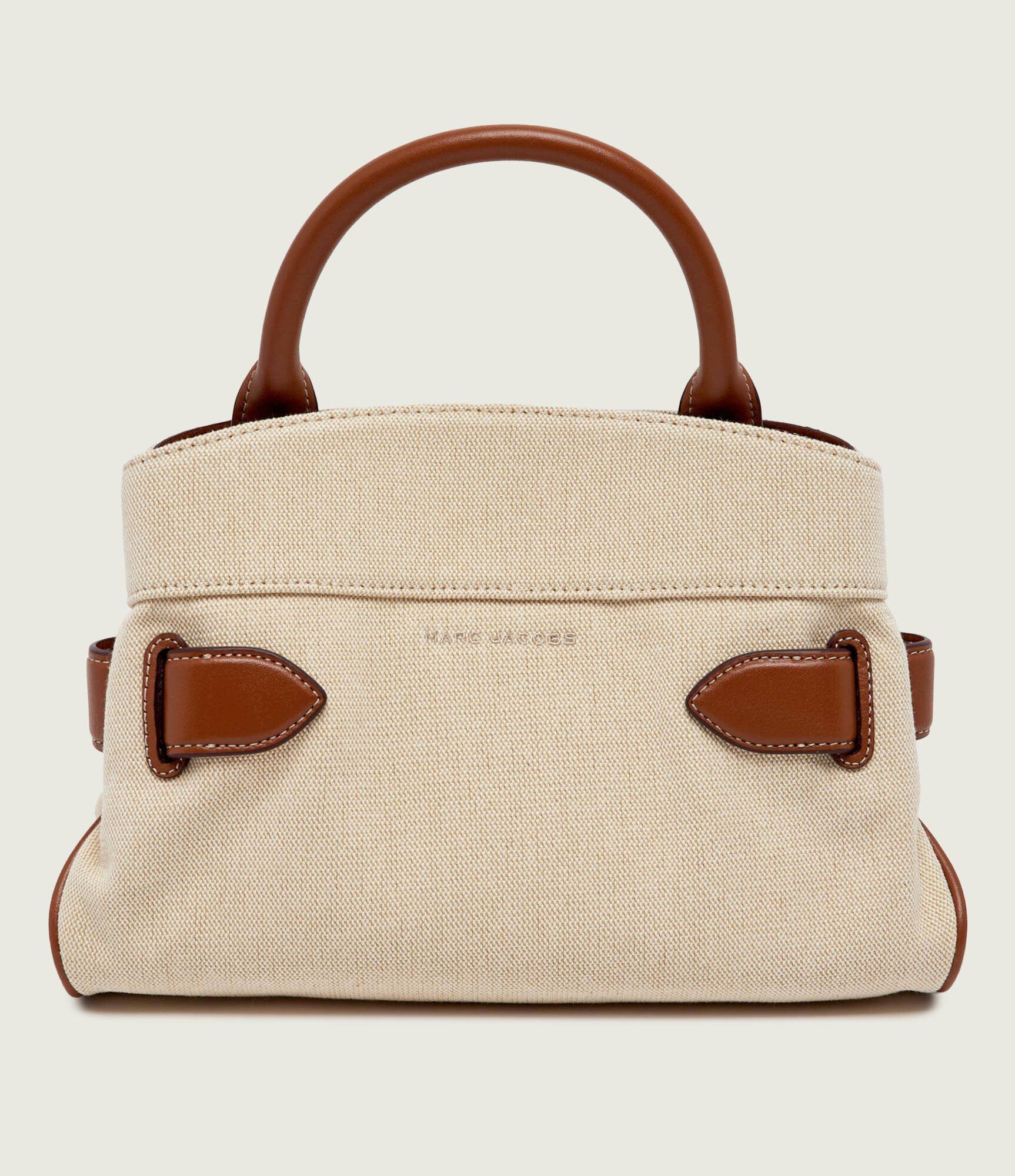 MARC JACOBS Cufăr Canvas Leather Dakota cu adaos de piele