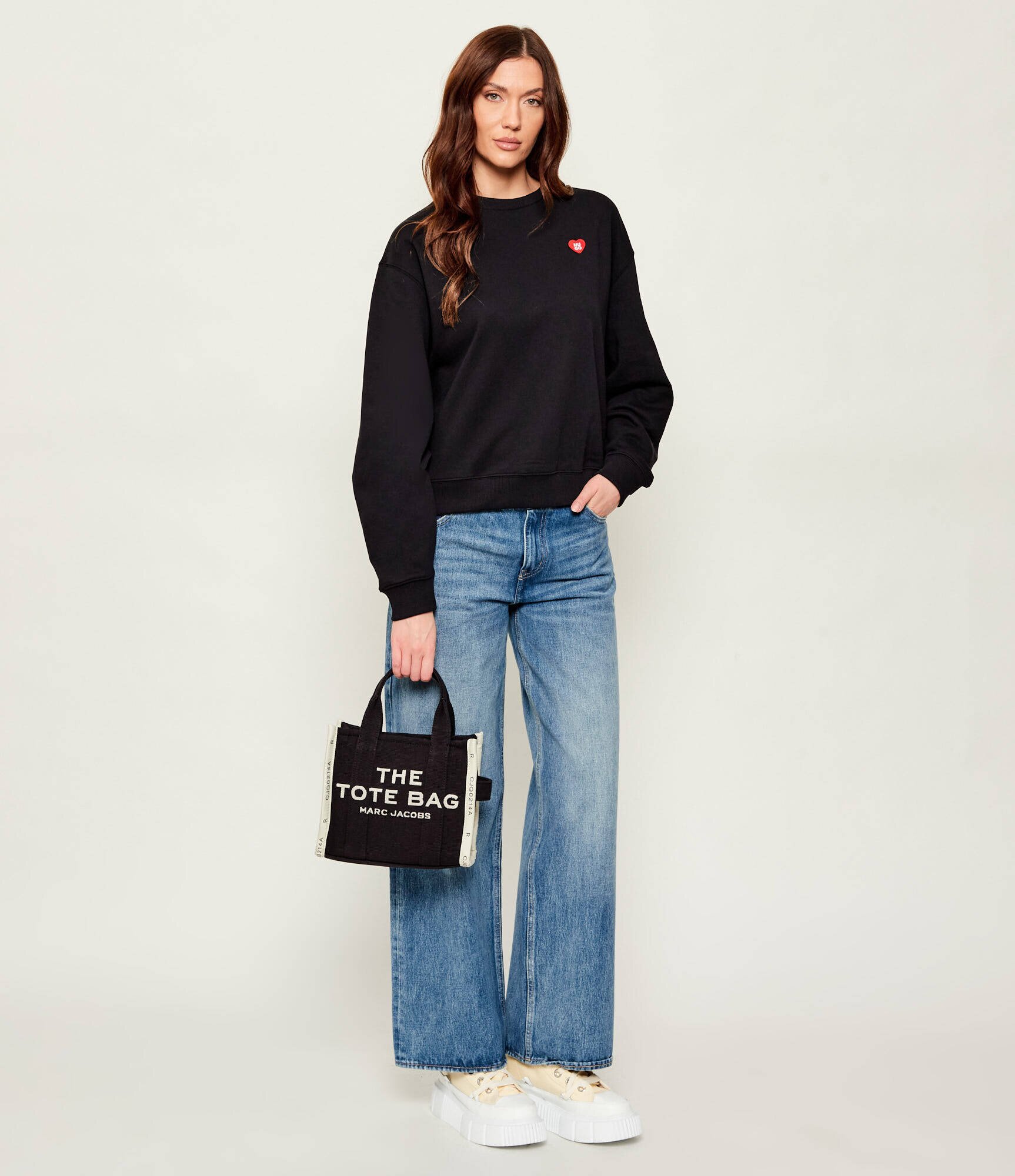 MARC JACOBS Cufăr The Jacquard Small Tote Bag