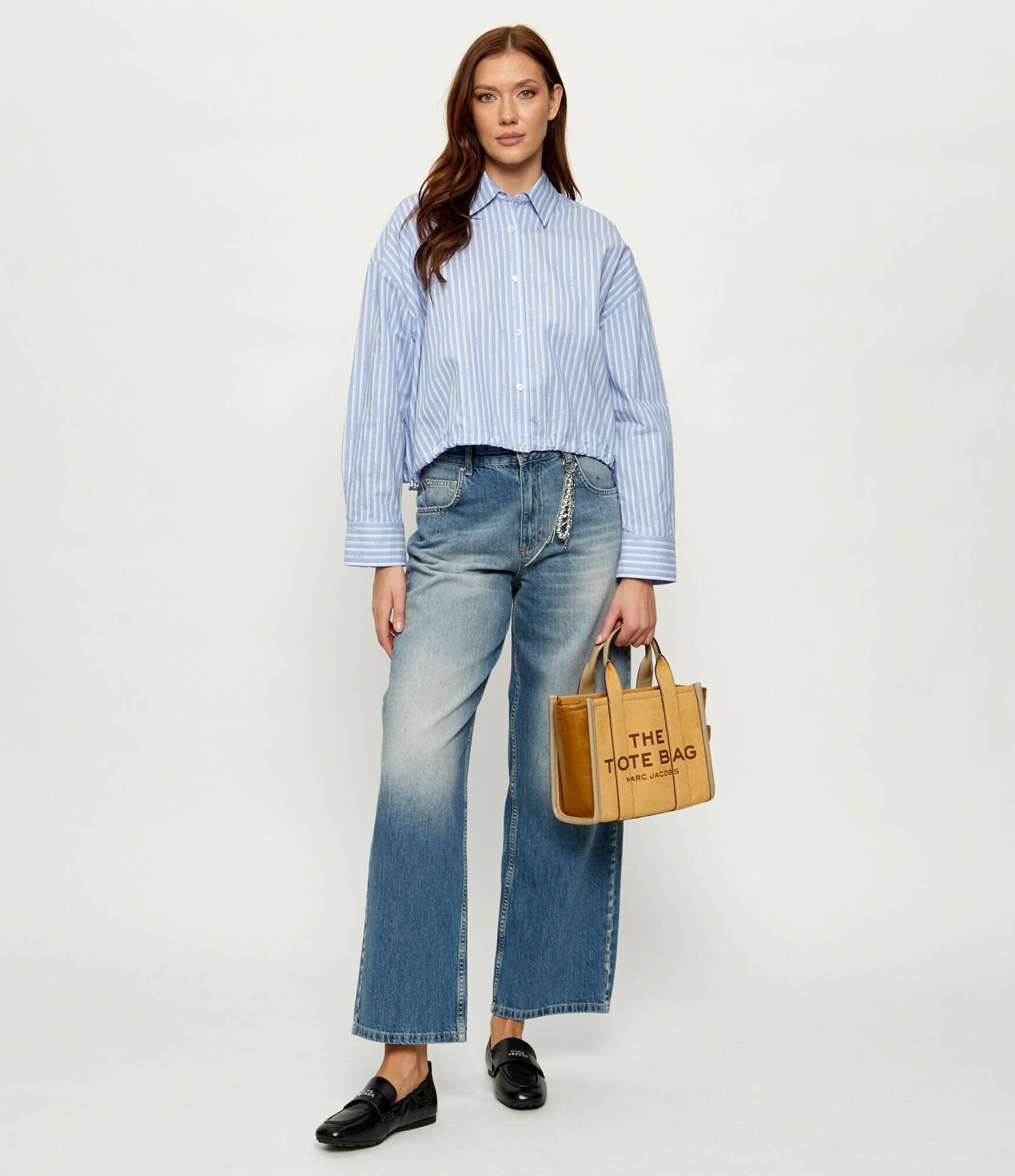 MARC JACOBS Cufăr The Suede Small Tote Bag | piele întoarsă