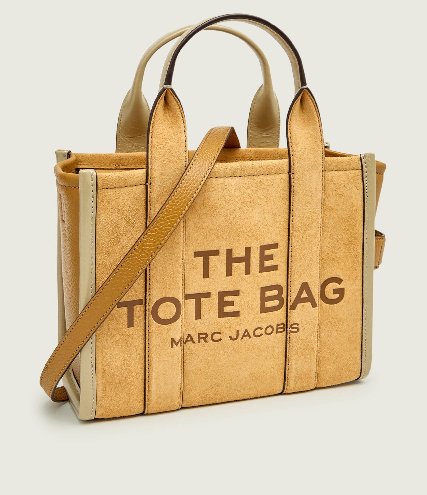 MARC JACOBS Cufăr The Suede Small Tote Bag | piele întoarsă