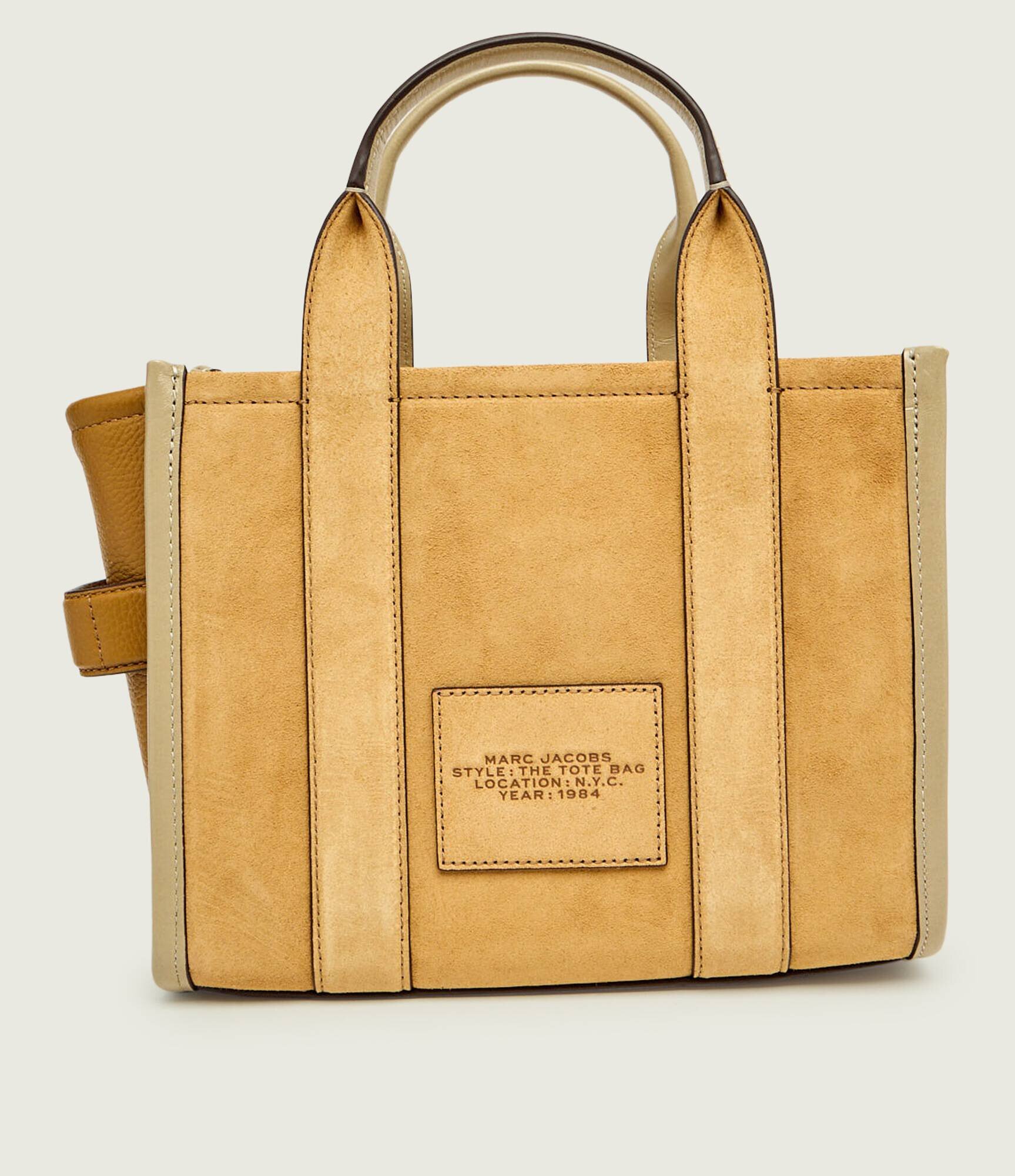 MARC JACOBS Cufăr The Suede Small Tote Bag | piele întoarsă