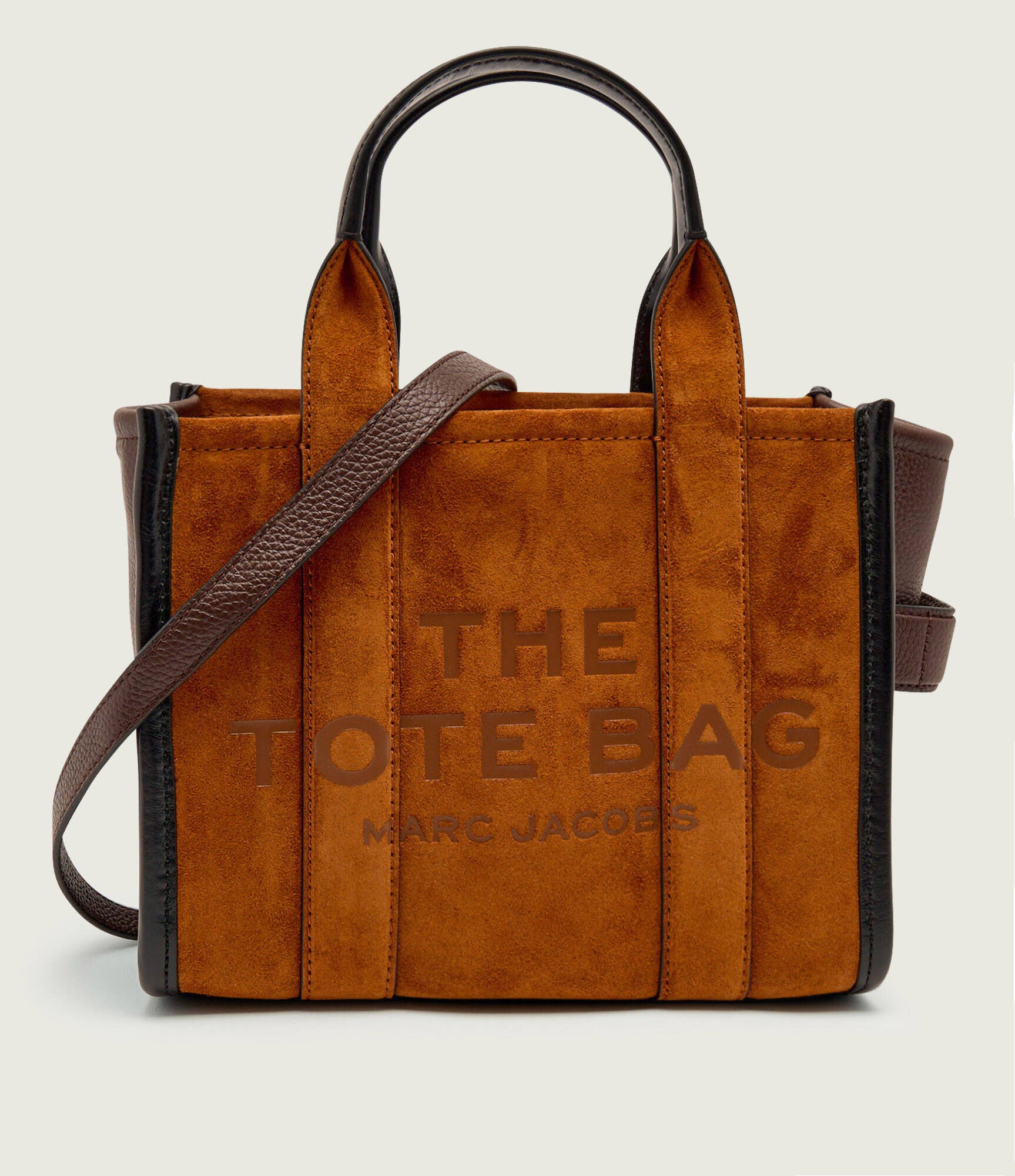 MARC JACOBS Cufăr The Suede Small Tote Bag | piele întoarsă