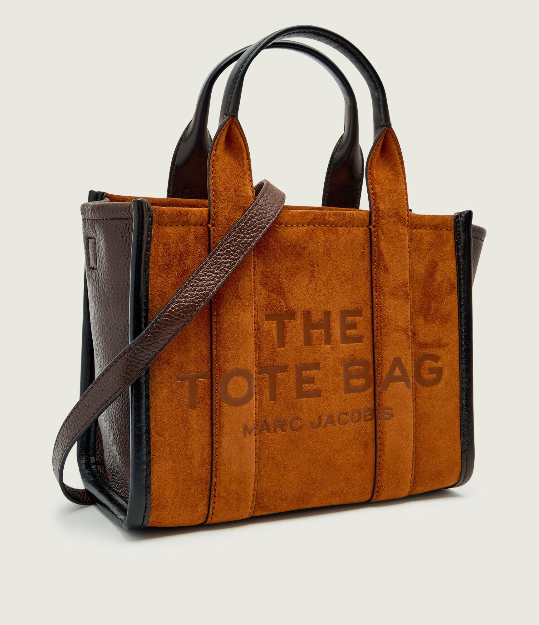 MARC JACOBS Cufăr The Suede Small Tote Bag | piele întoarsă