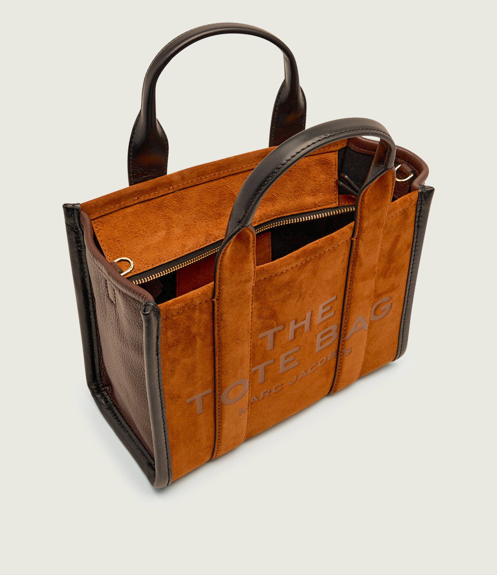 MARC JACOBS Cufăr The Suede Small Tote Bag | piele întoarsă