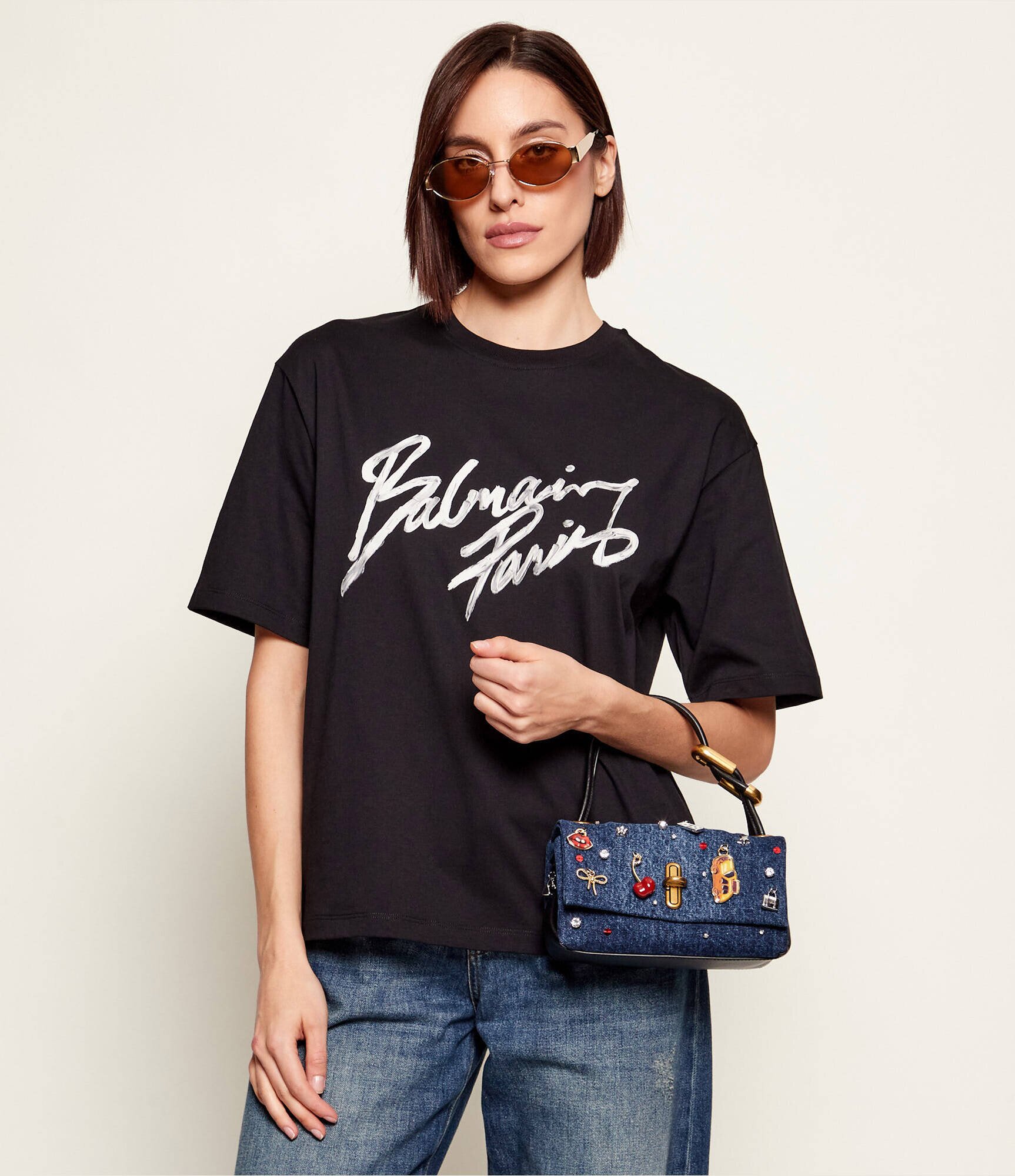 MARC JACOBS De blugi geantă pe umăr THE MINI DUAL top HANDLE