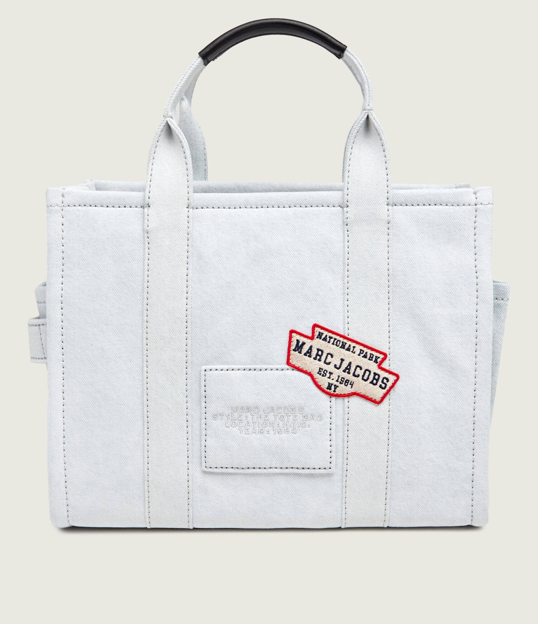 MARC JACOBS De blugi geantă shopper The Camp Patchwork Denim Medium Tote Bag
