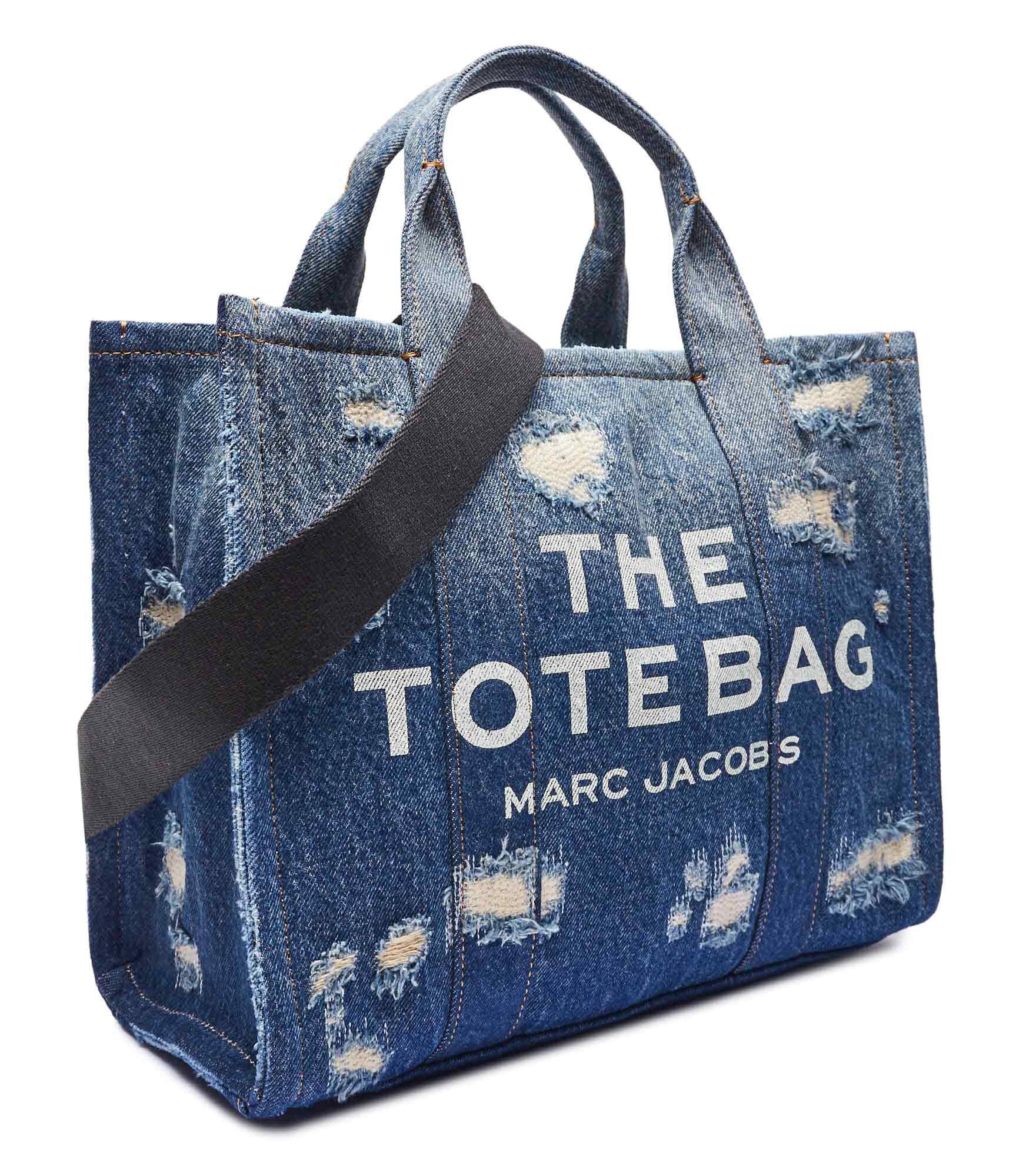 MARC JACOBS De blugi geantă shopper The Rip and Repair Denim Medium Tote Bag