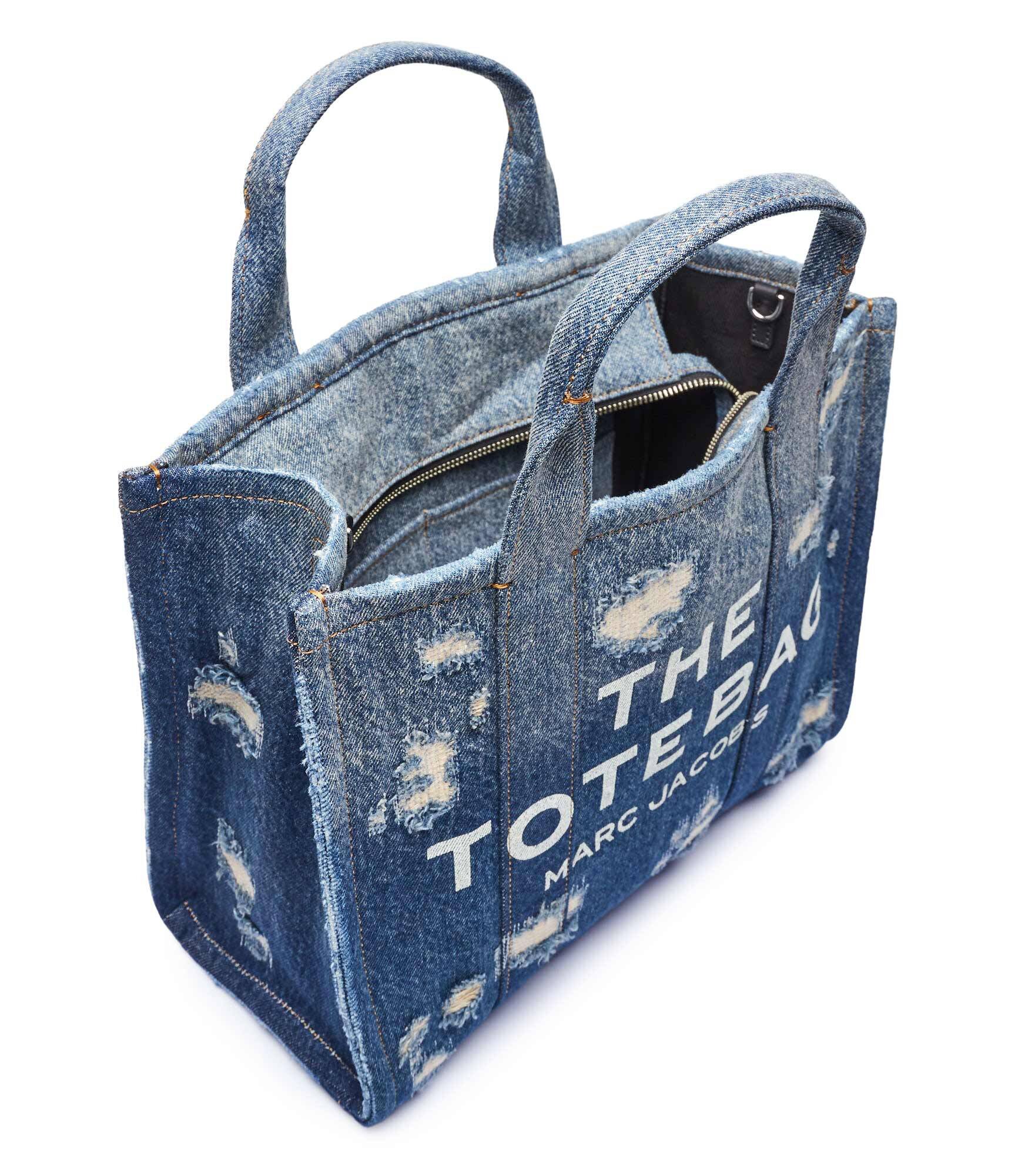 MARC JACOBS De blugi geantă shopper The Rip and Repair Denim Medium Tote Bag