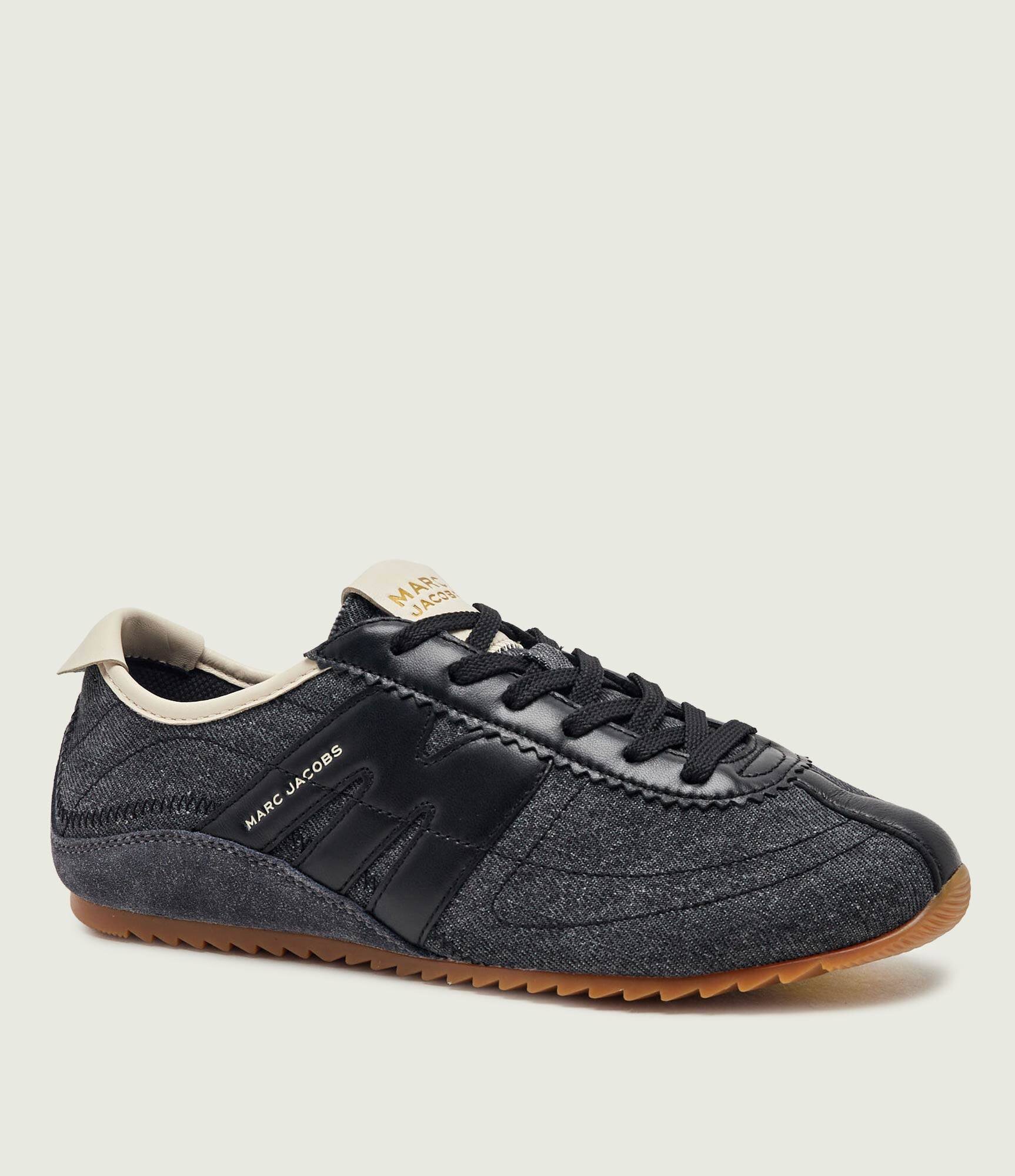 MARC JACOBS De blugi sneakers The 400 Bleecker | piele întoarsă cu adaos de piele