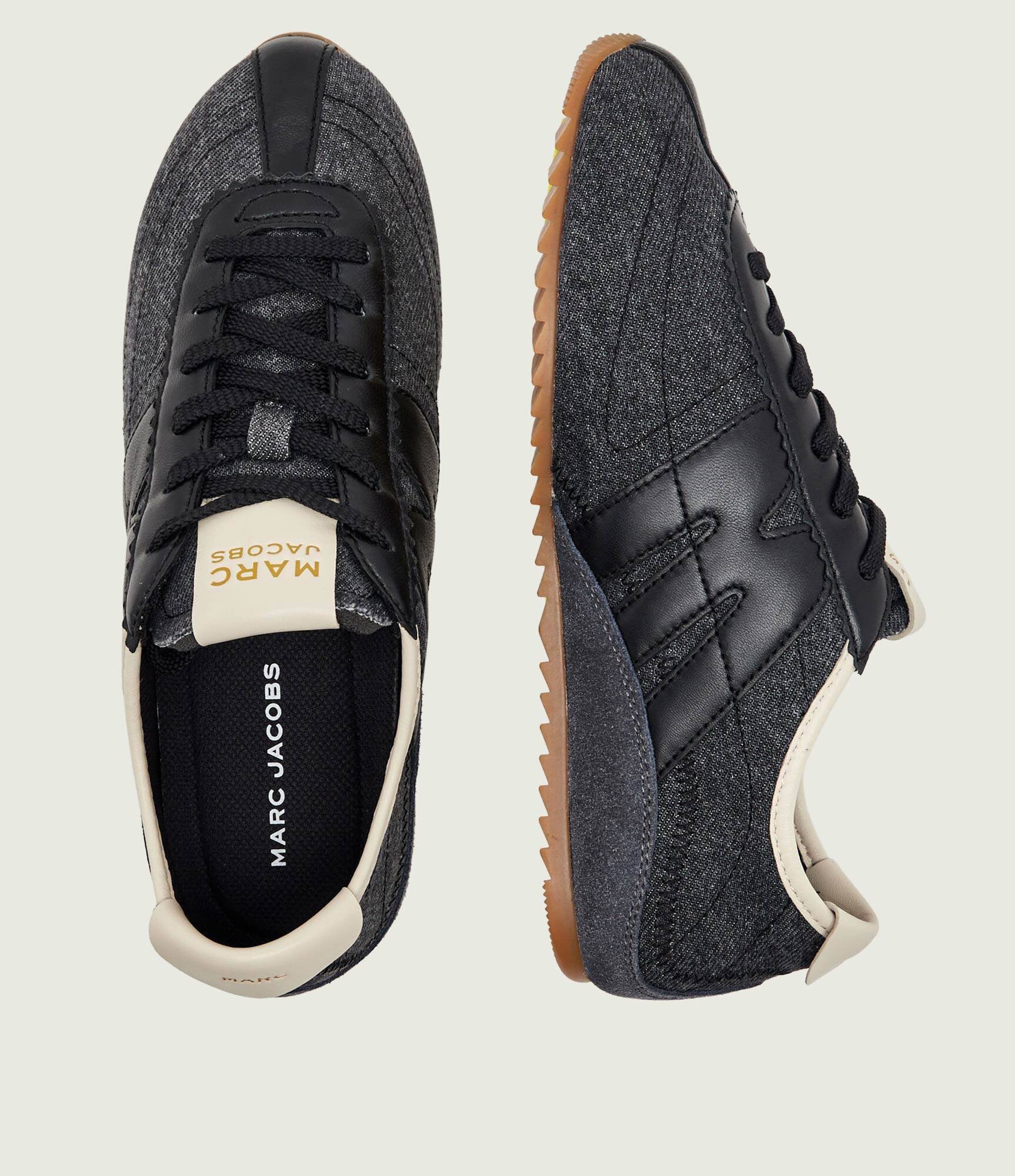 MARC JACOBS De blugi sneakers The 400 Bleecker | piele întoarsă cu adaos de piele