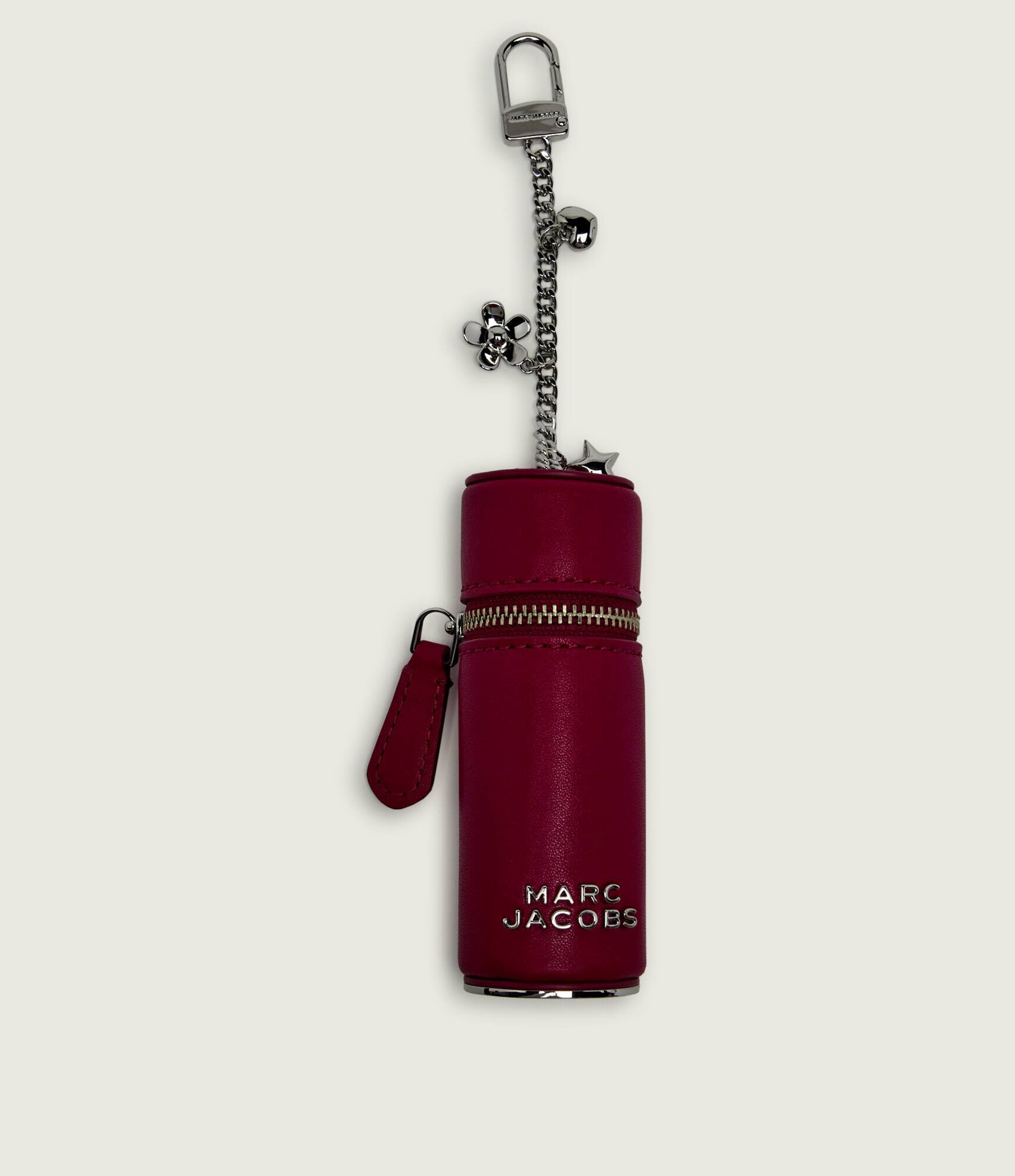 MARC JACOBS De piele breloc/etui na pomadkę Case Charm