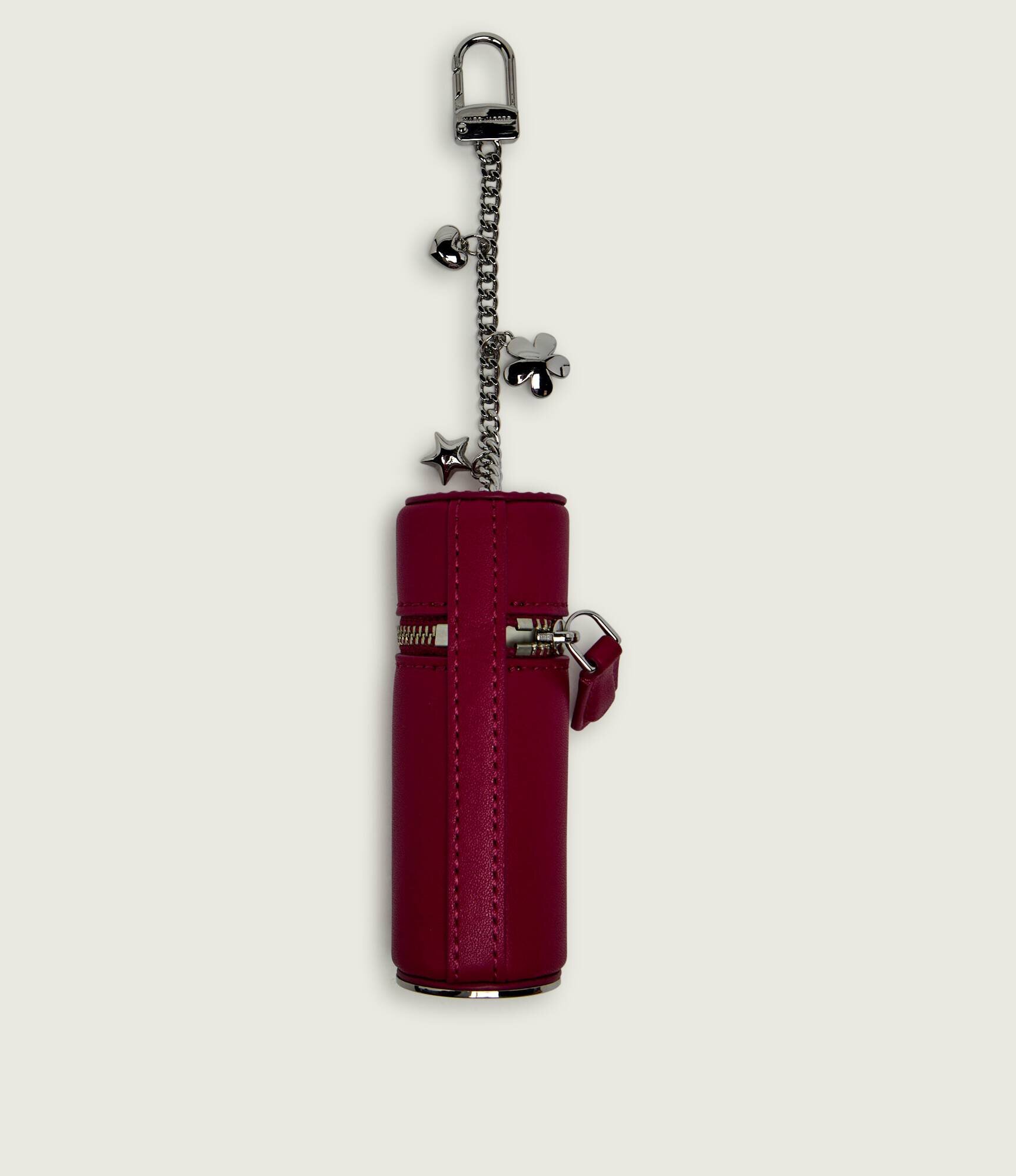 MARC JACOBS De piele breloc/etui na pomadkę Case Charm