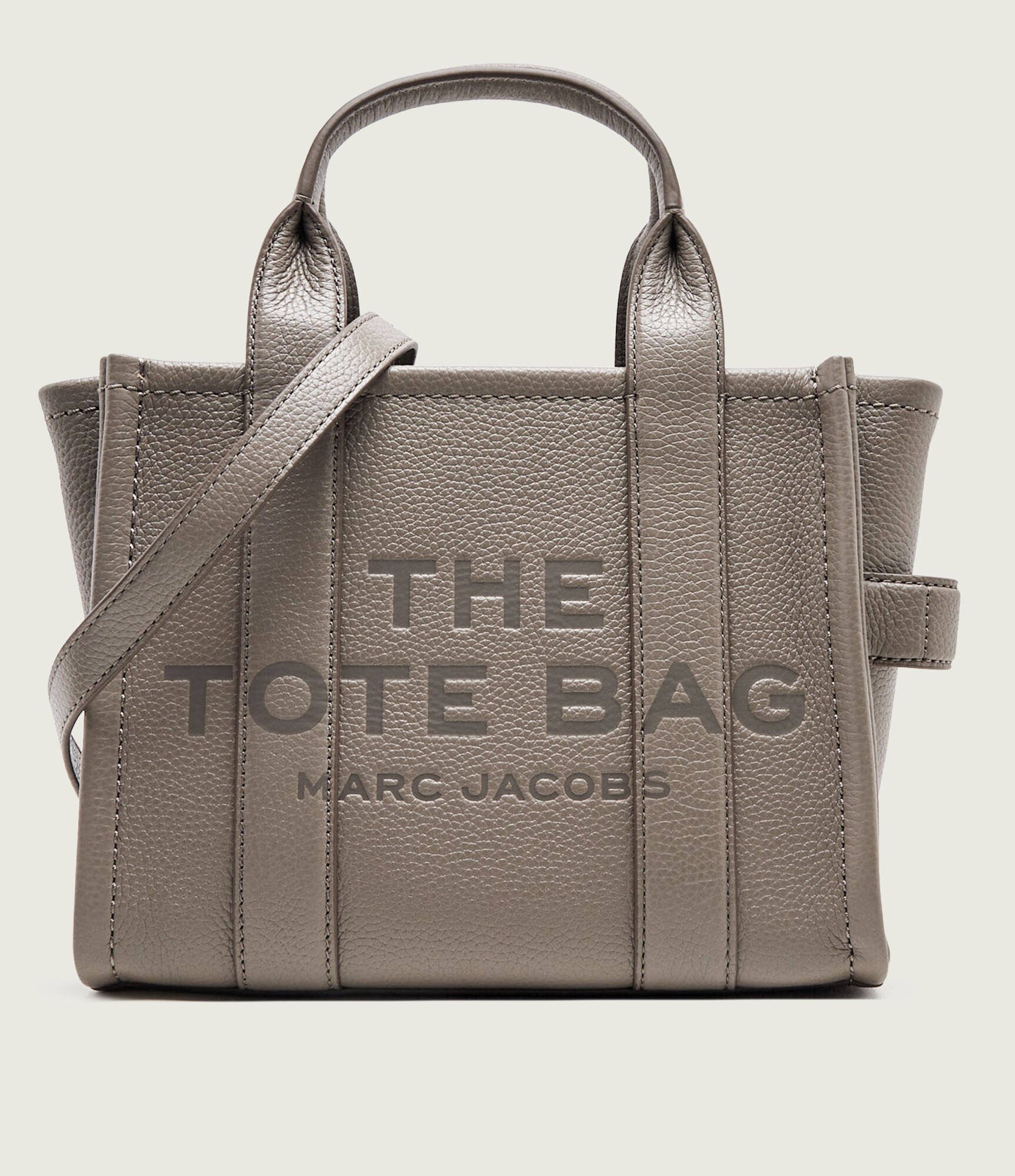 MARC JACOBS De piele cufăr The Leather Small Tote Bag