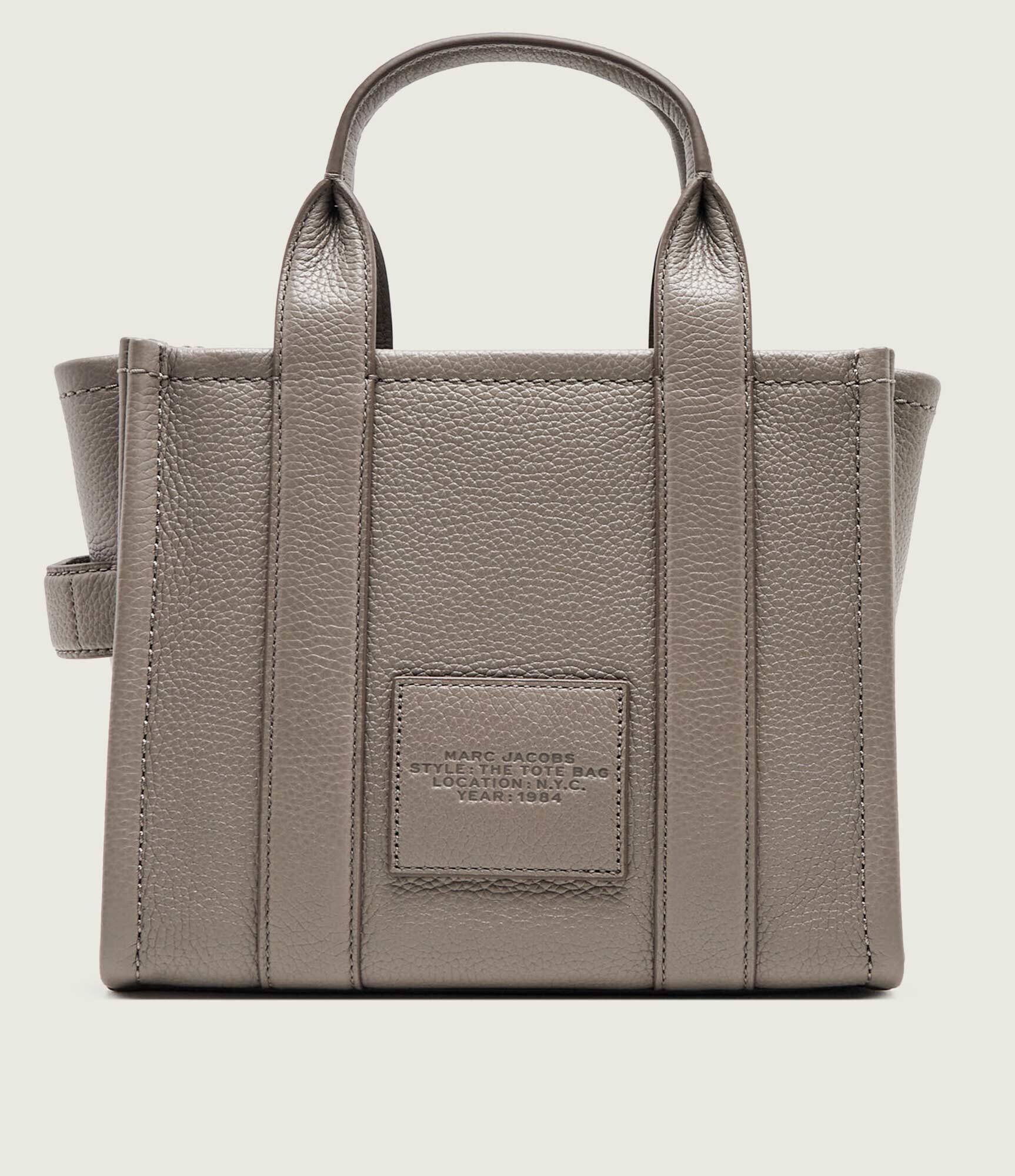 MARC JACOBS De piele cufăr The Leather Small Tote Bag