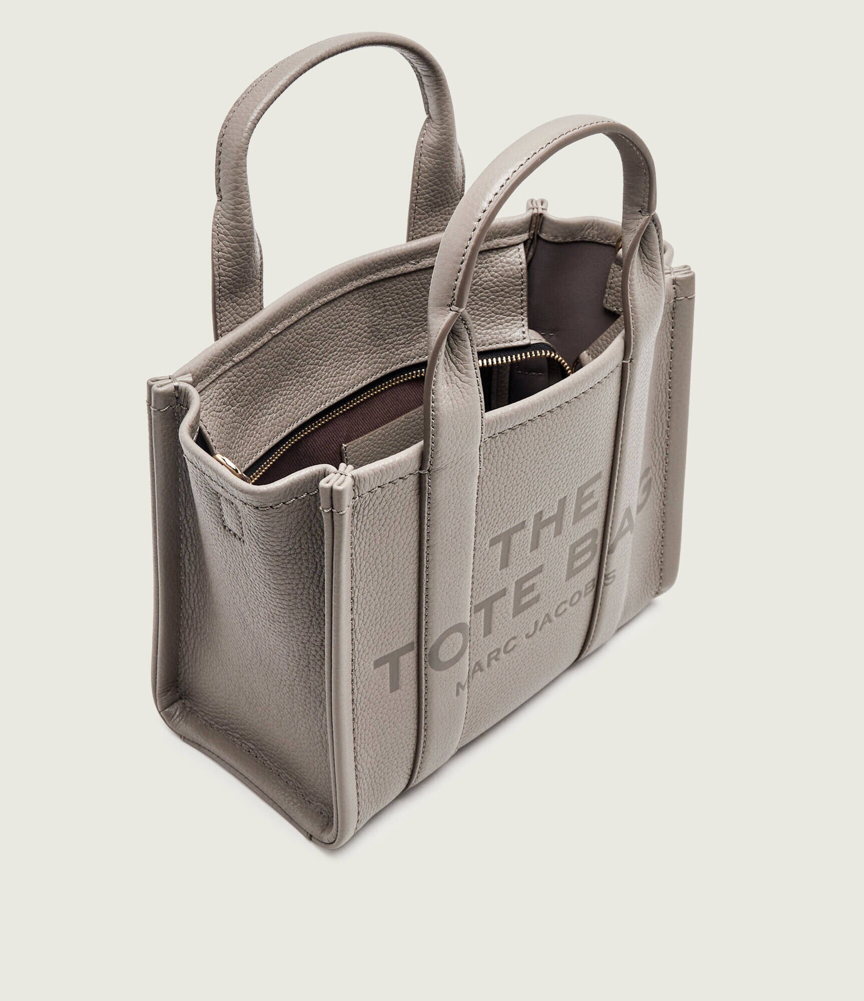 MARC JACOBS De piele cufăr The Leather Small Tote Bag