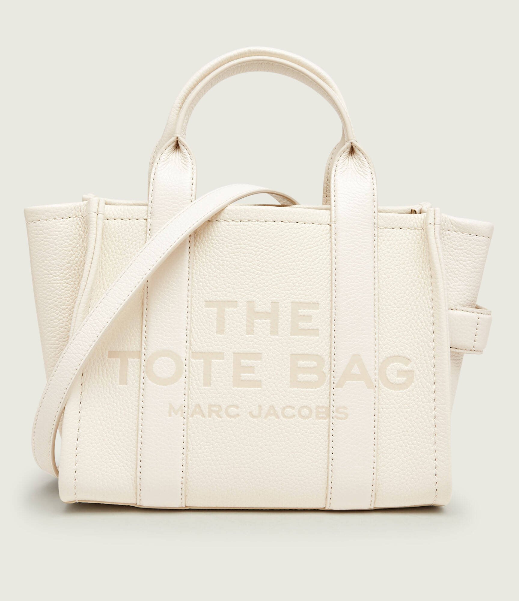MARC JACOBS De piele cufăr The Leather Small Tote Bag