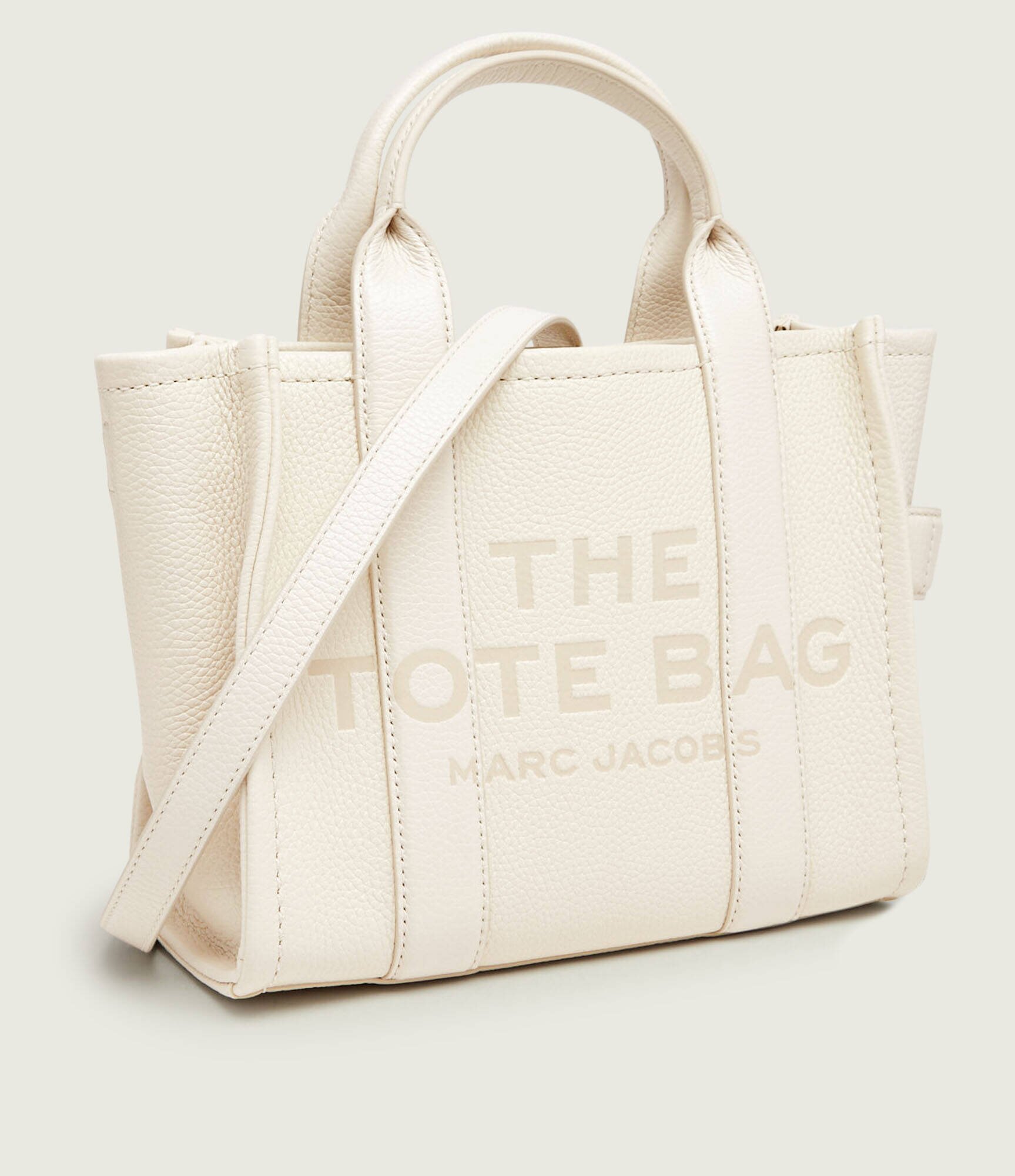MARC JACOBS De piele cufăr The Leather Small Tote Bag