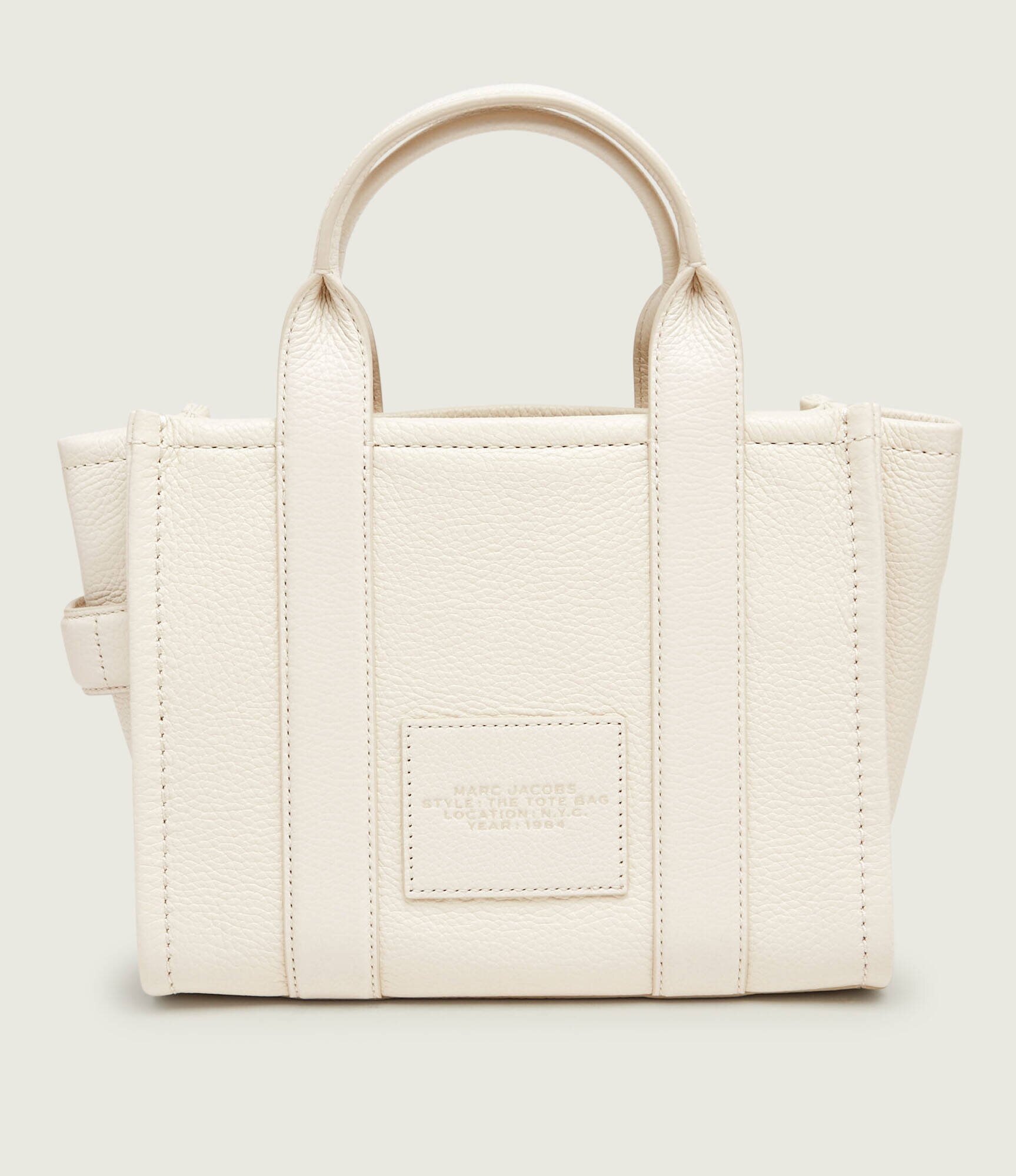 MARC JACOBS De piele cufăr The Leather Small Tote Bag