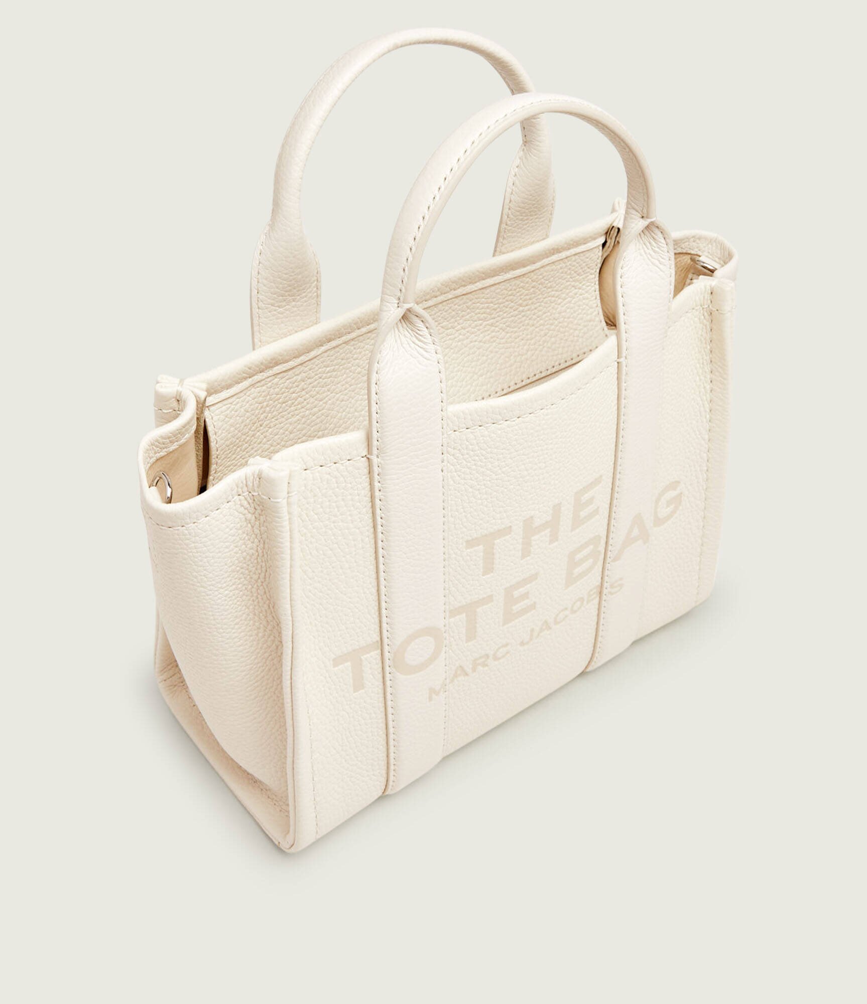 MARC JACOBS De piele cufăr The Leather Small Tote Bag