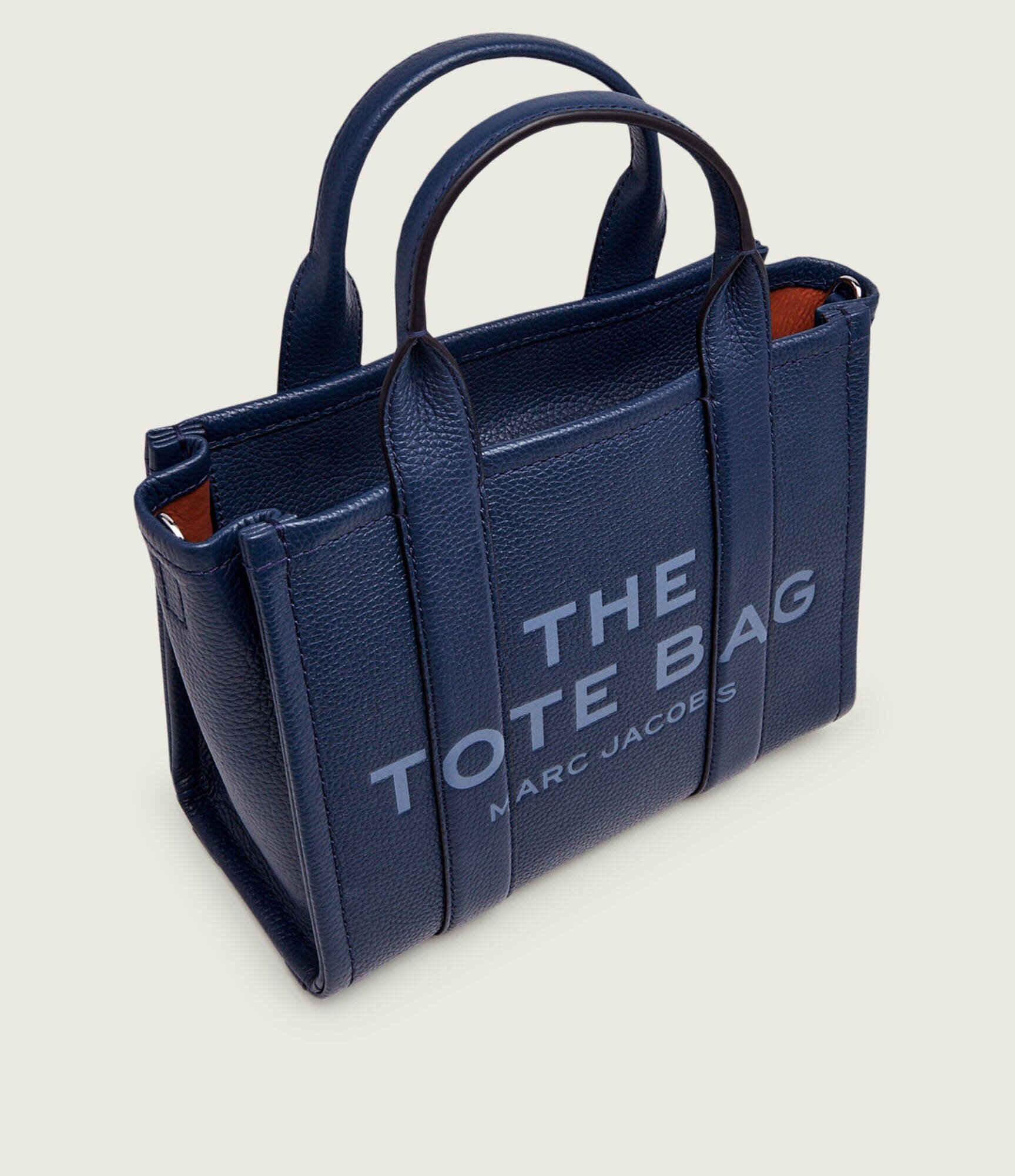 MARC JACOBS De piele cufăr The Leather Small Tote Bag