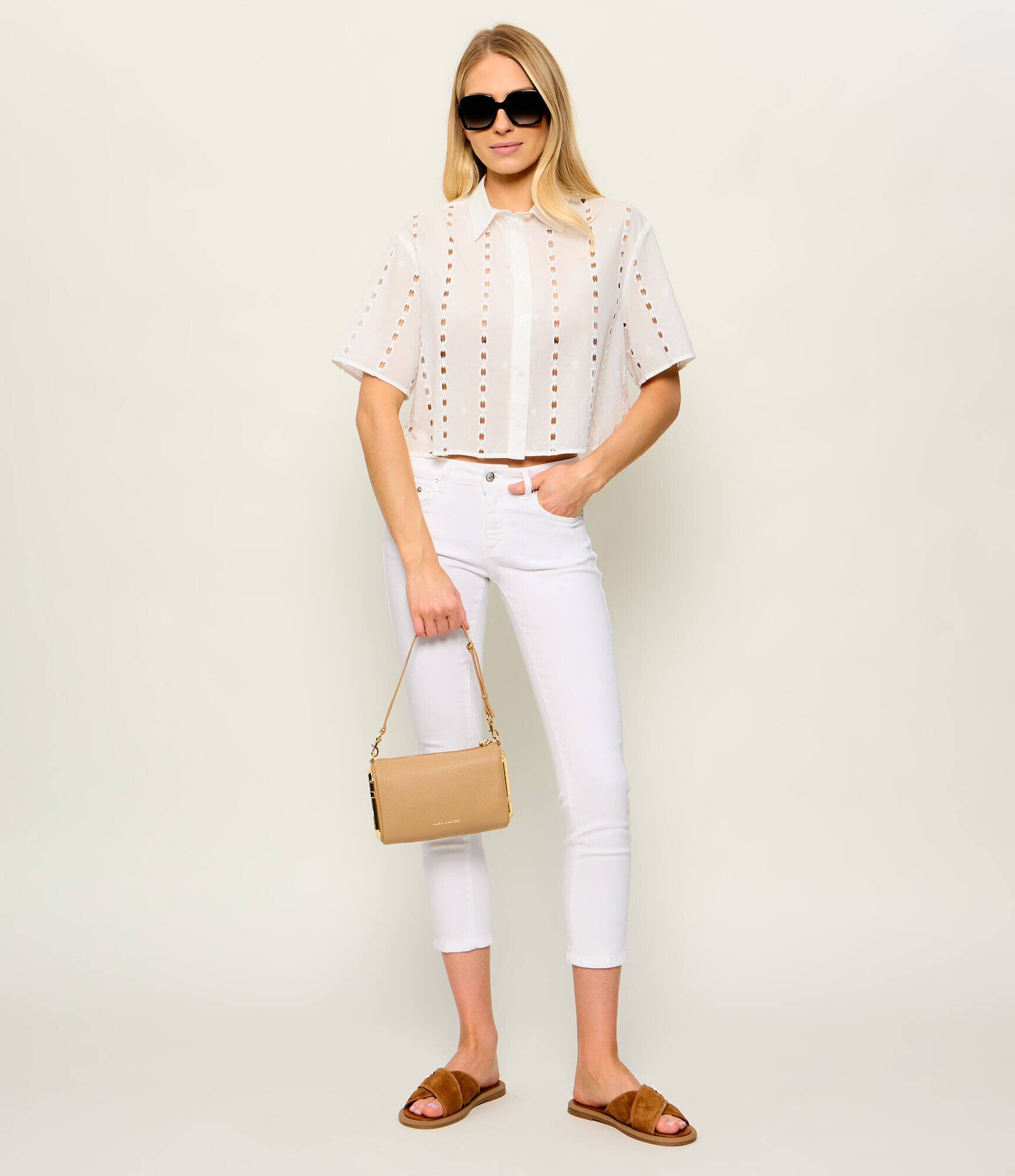 MARC JACOBS De piele geantă pe umăr The Scene Small Shoulder Bag