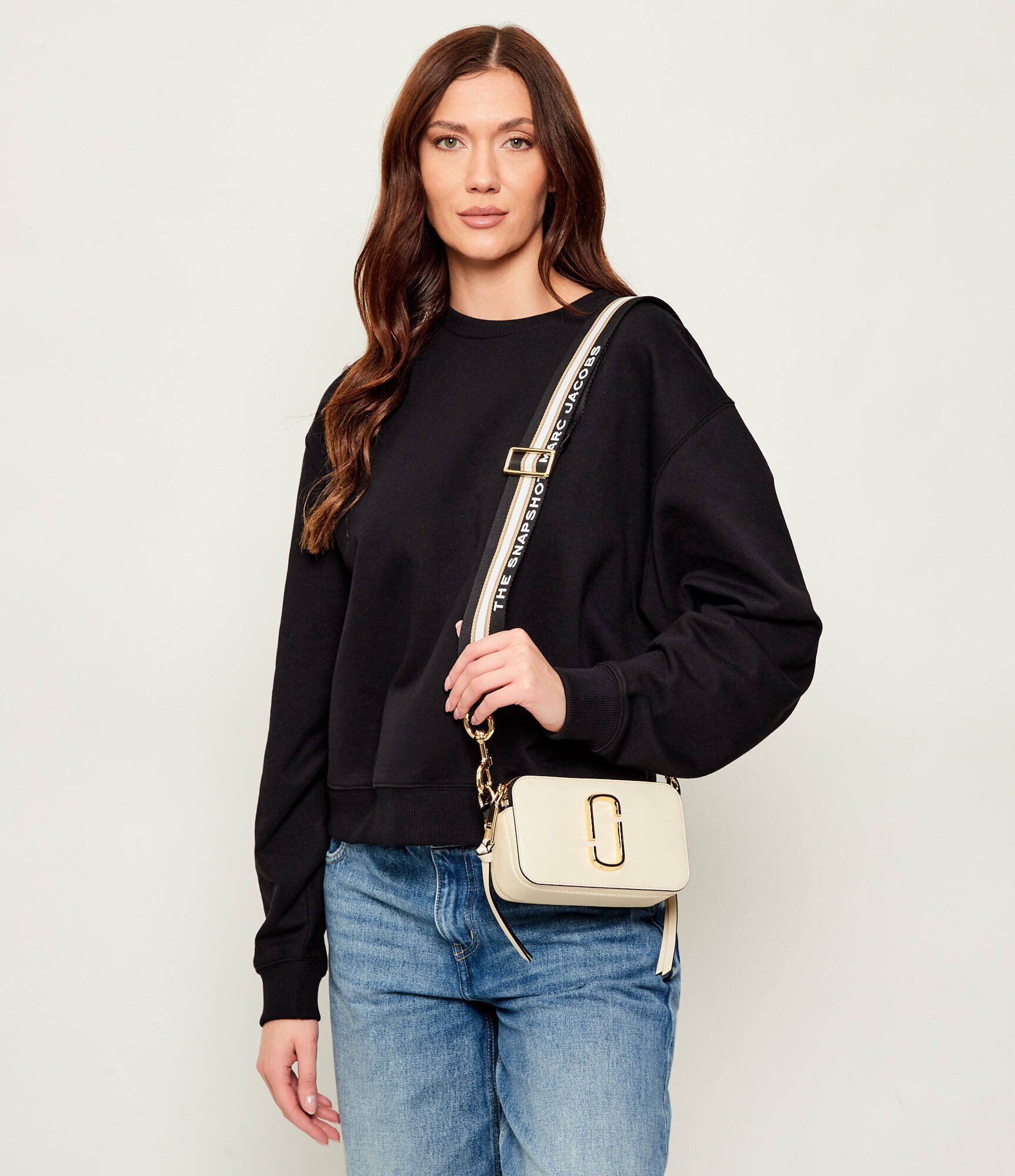MARC JACOBS De piele geantă poștaș Snapshot