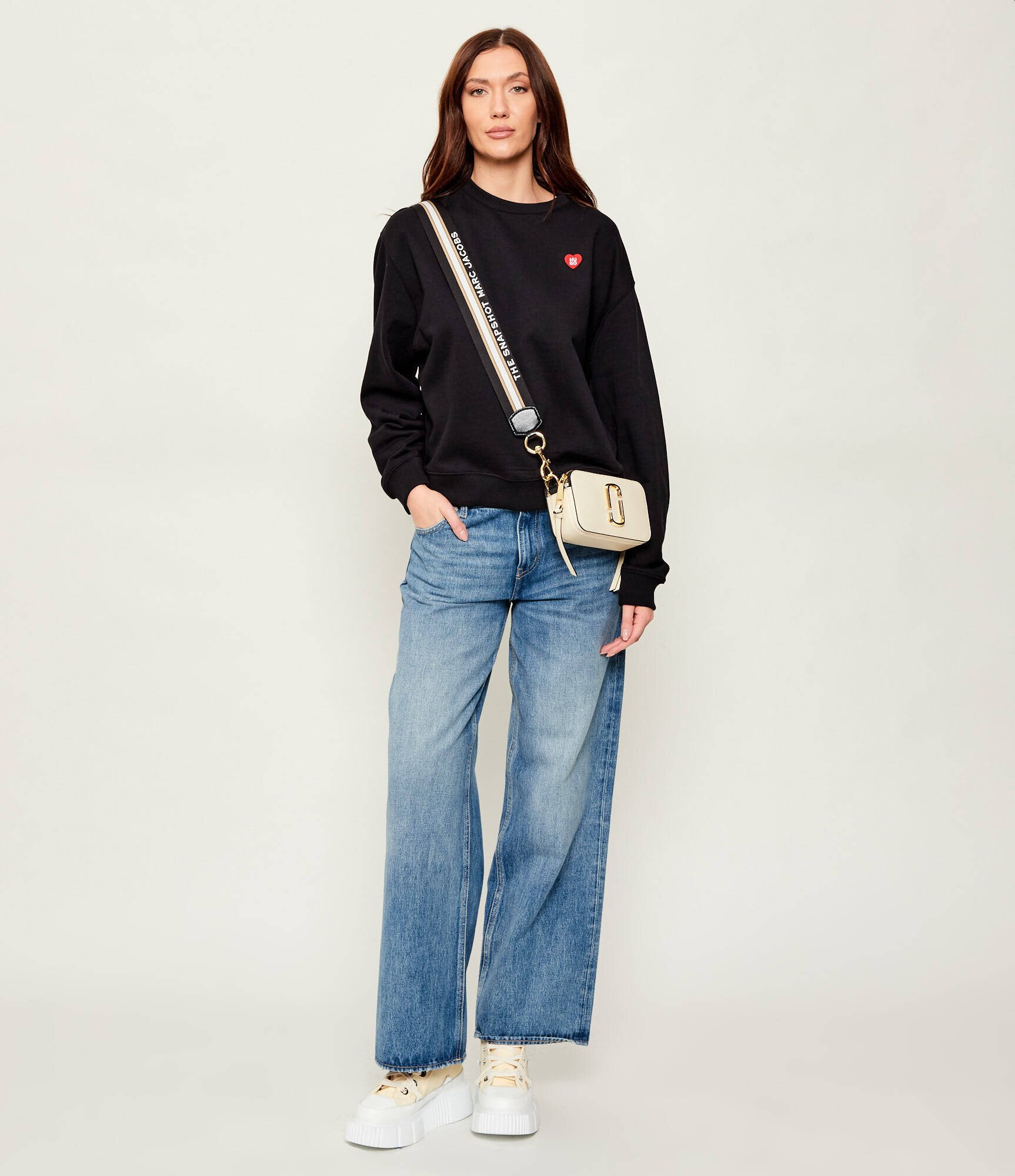 MARC JACOBS De piele geantă poștaș Snapshot