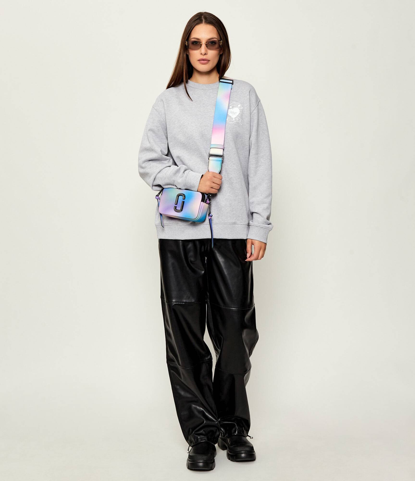 MARC JACOBS De piele geantă poștaș The Airbrush Snapshot
