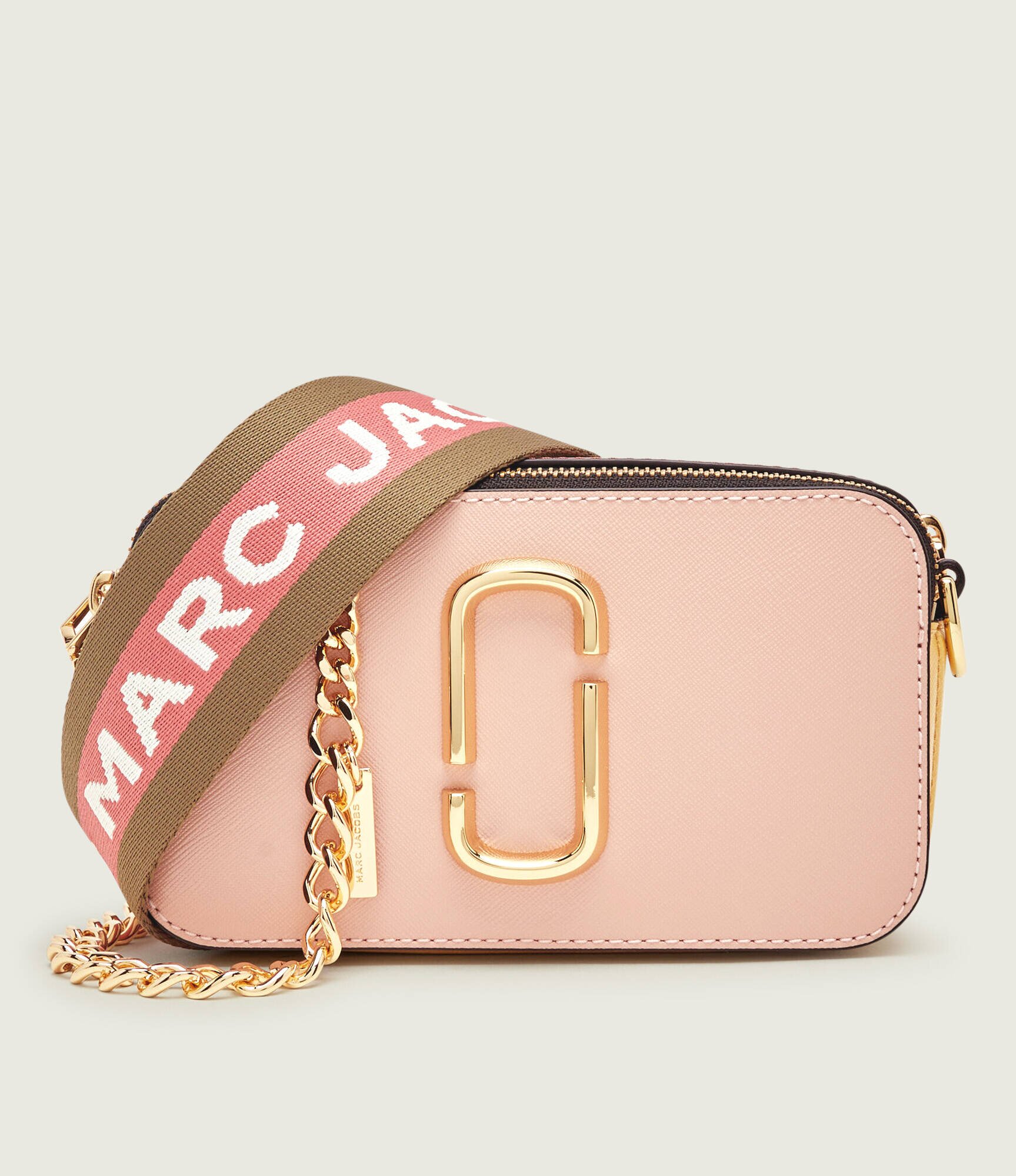MARC JACOBS De piele geantă poștaș The Colorblock Chain Snapshot