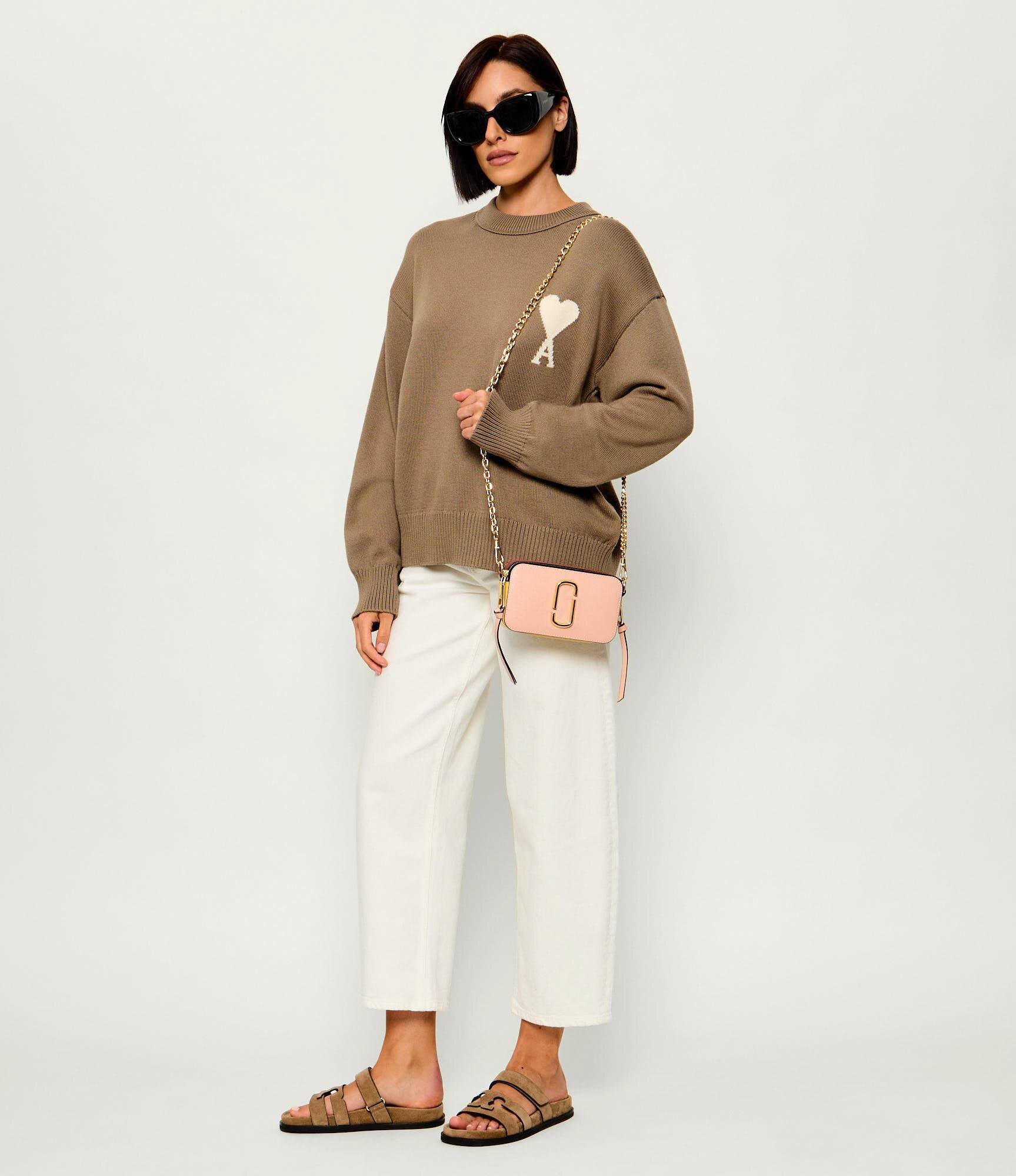 MARC JACOBS De piele geantă poștaș The Colorblock Chain Snapshot