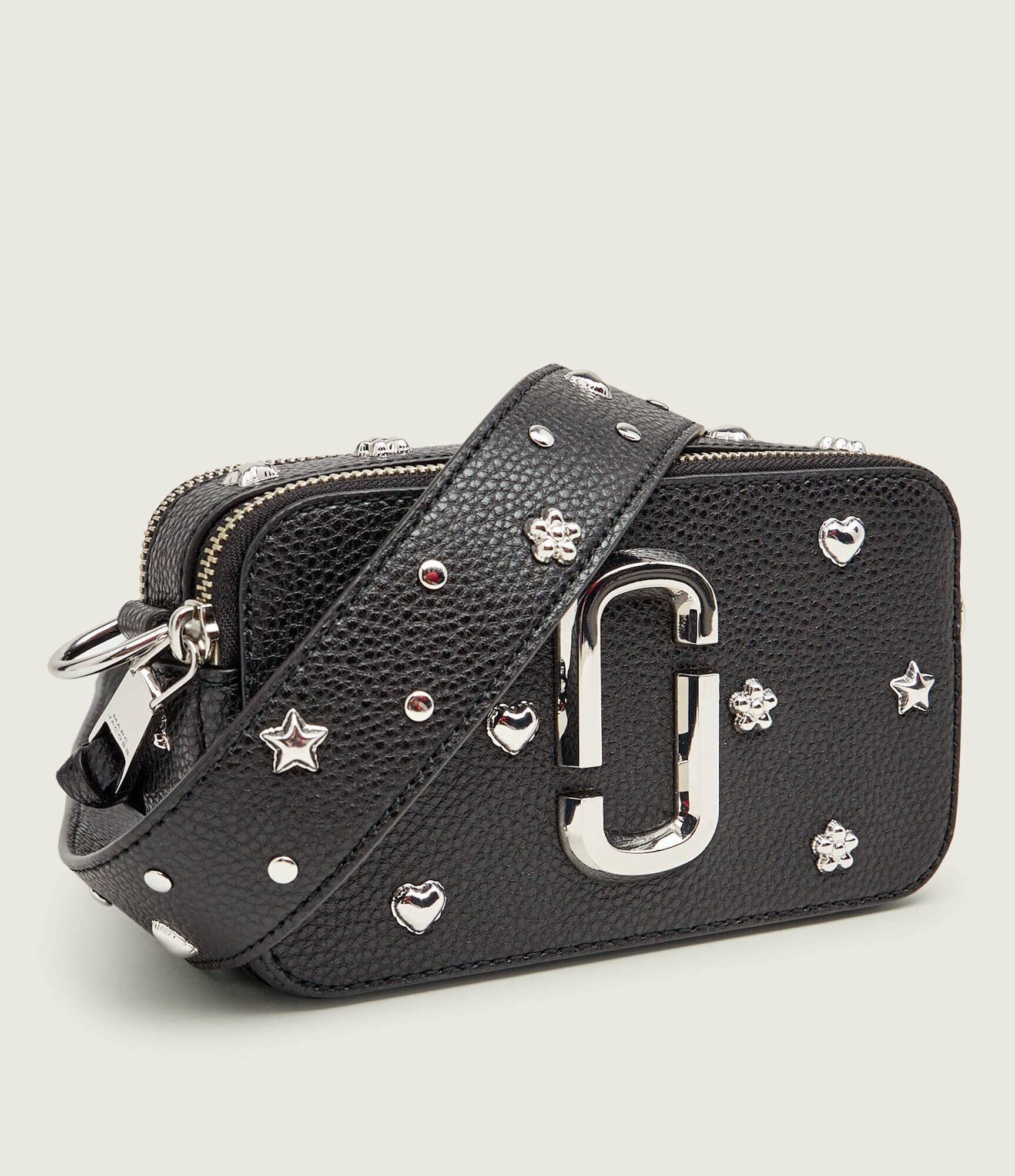 MARC JACOBS De piele geantă poștaș The Mini Icon Stud Snapshot
