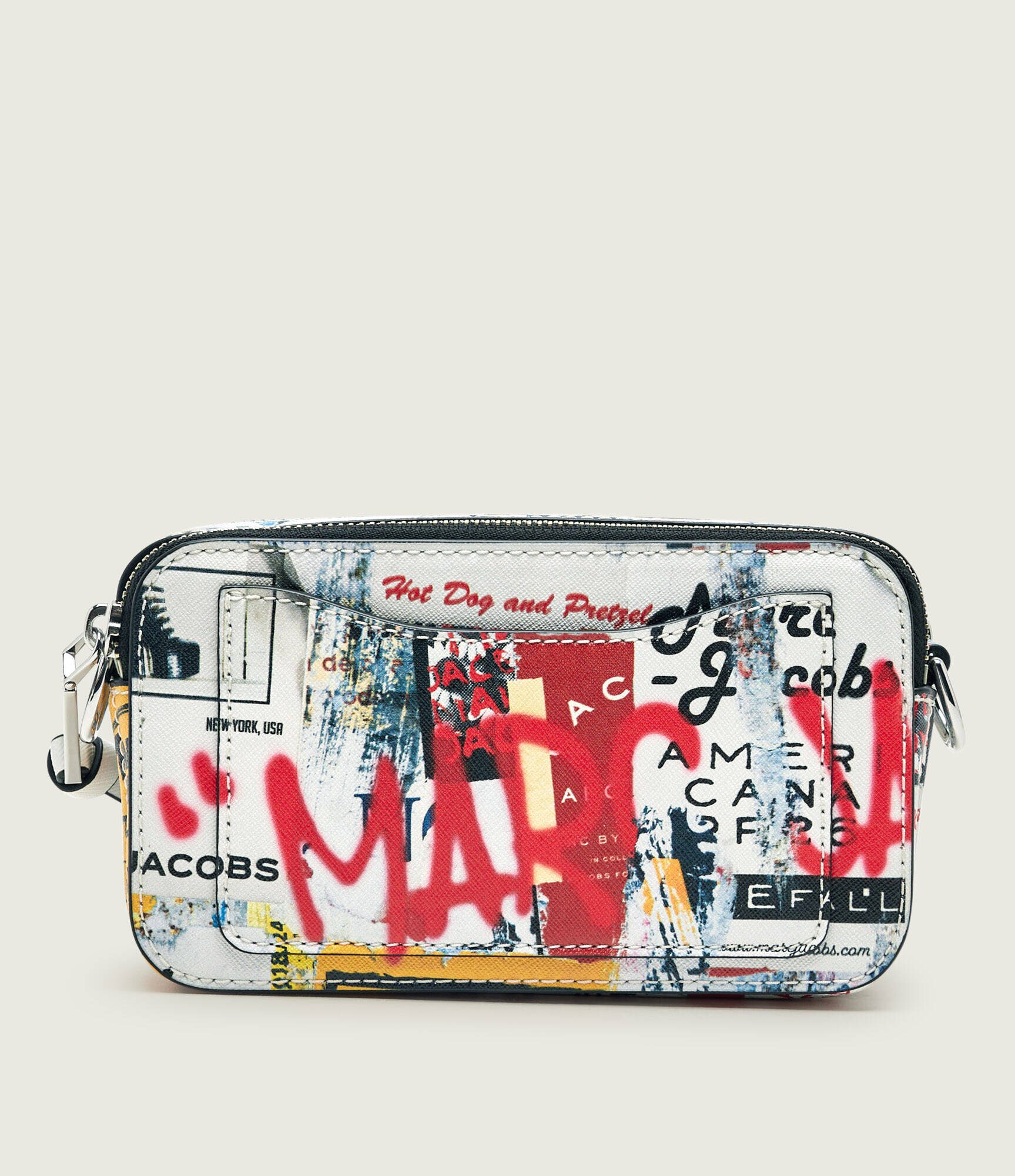 MARC JACOBS De piele geantă poștaș The Pop Americana Snapshot