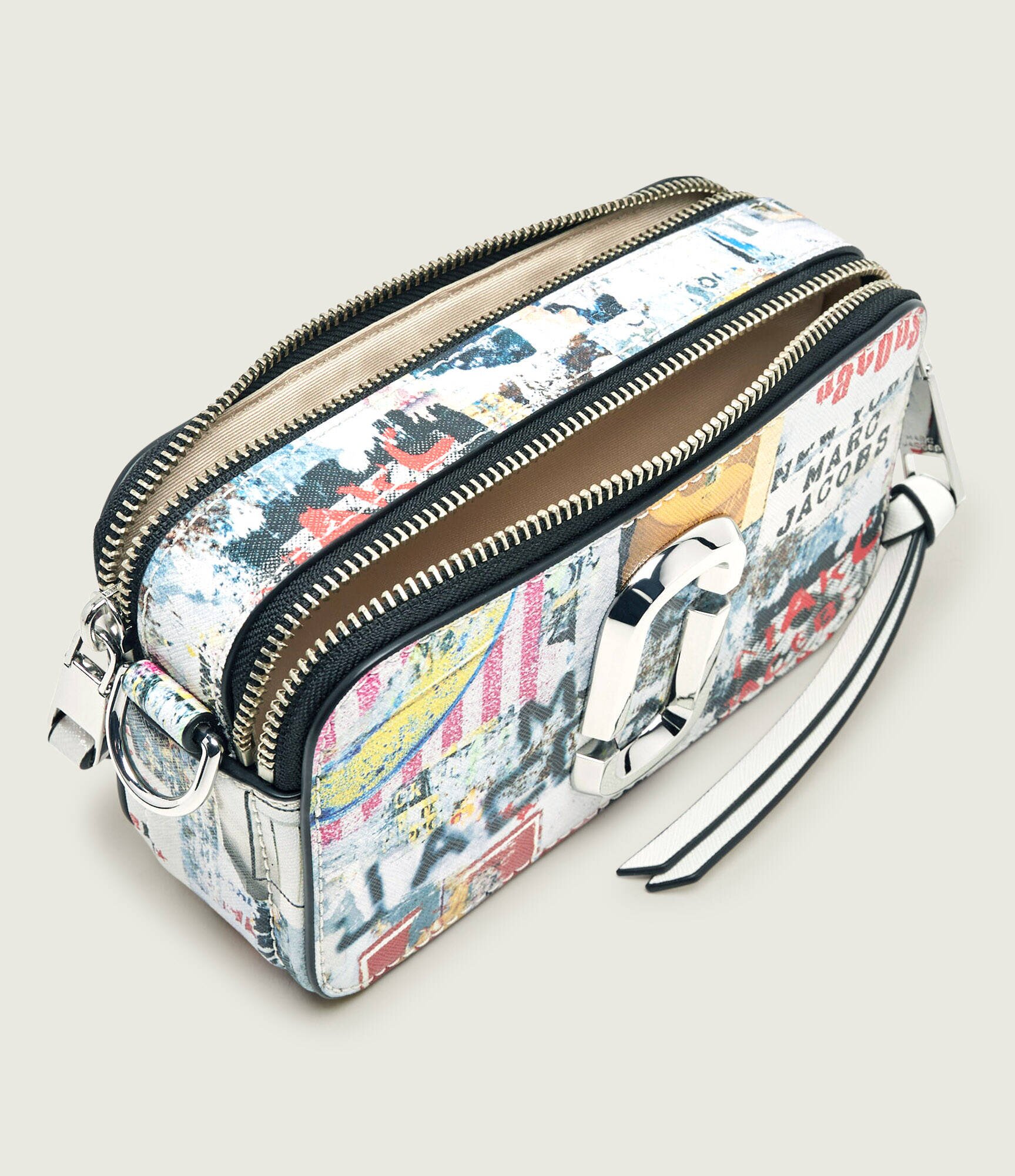 MARC JACOBS De piele geantă poștaș The Pop Americana Snapshot
