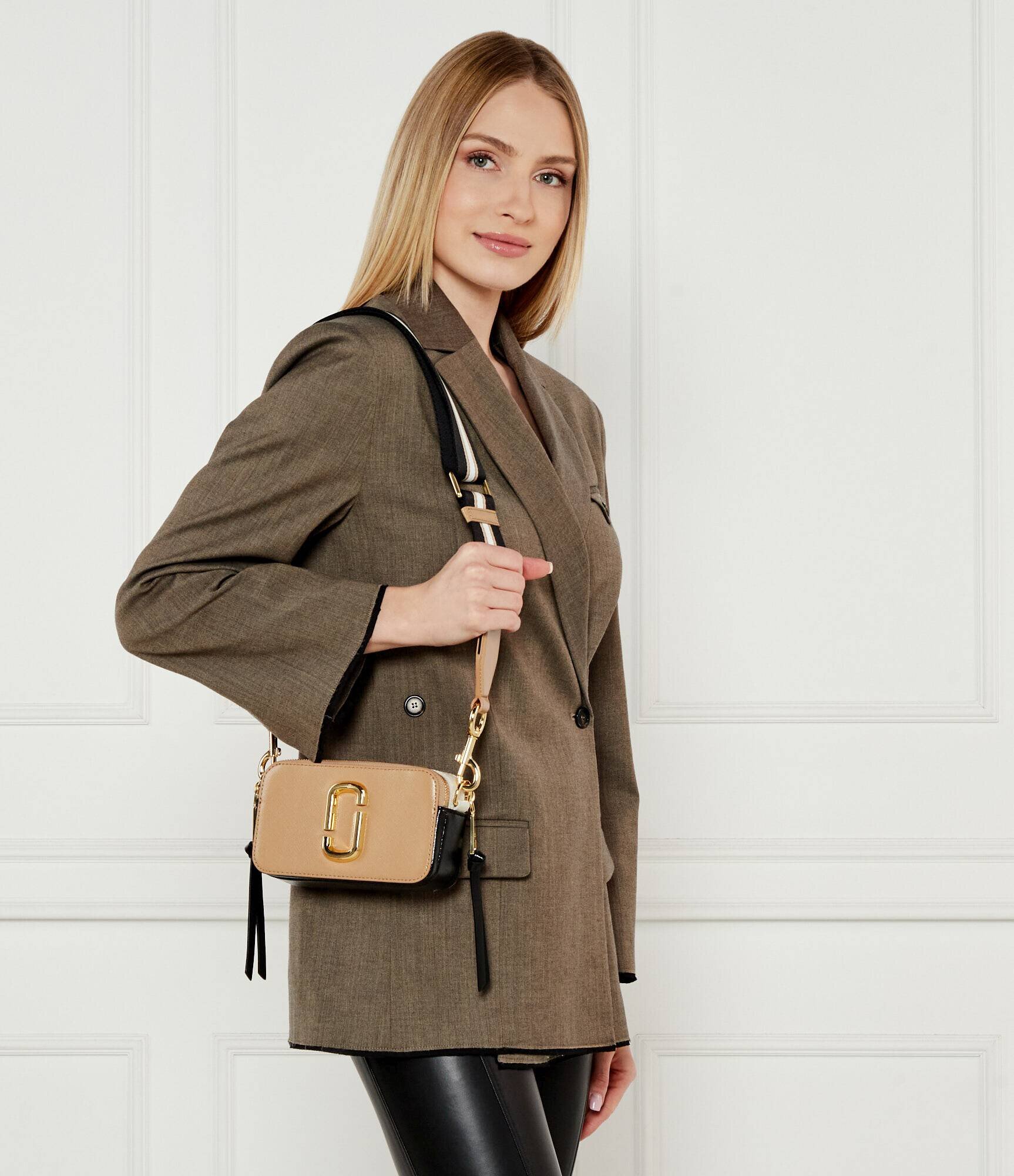 MARC JACOBS De piele geantă poștaș THE SNAPSHOT