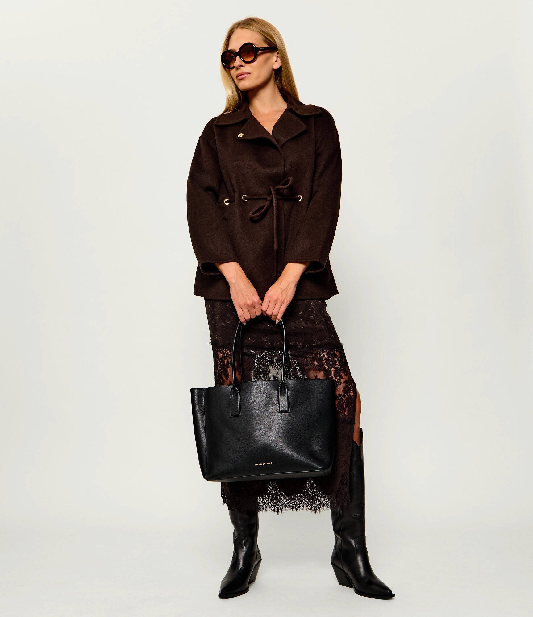 MARC JACOBS De piele geantă shopper Pop J Marc Work Tote